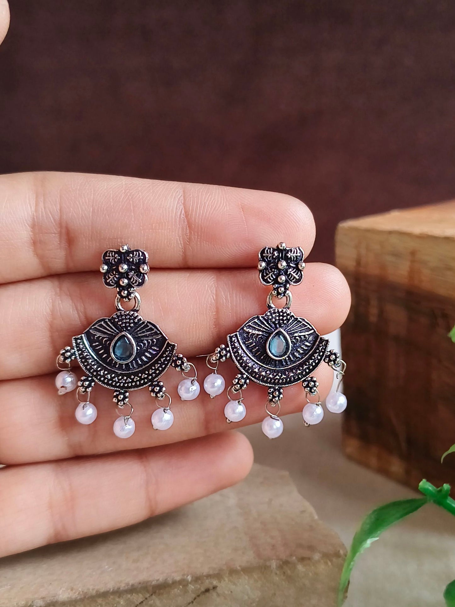 Oxidised Earrings