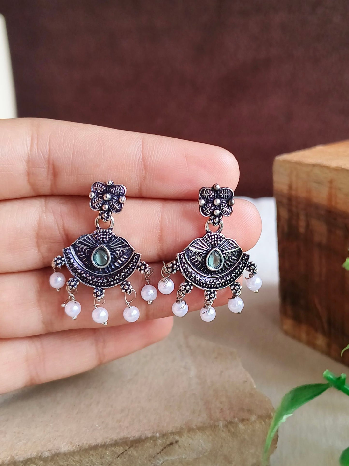 Oxidised Earrings