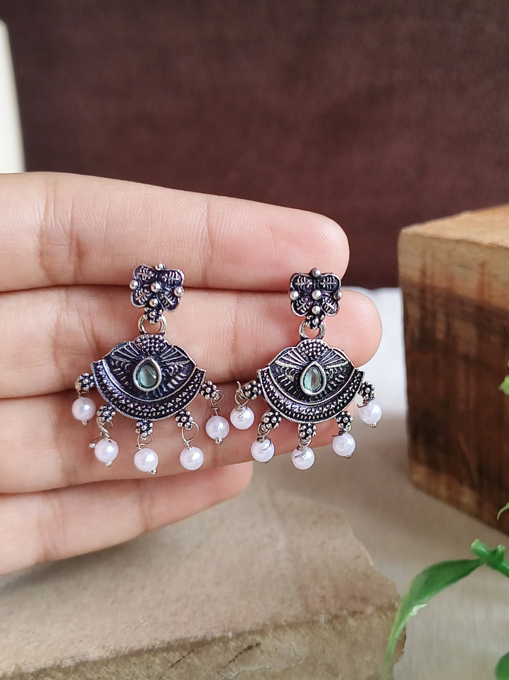 Oxidised Earrings