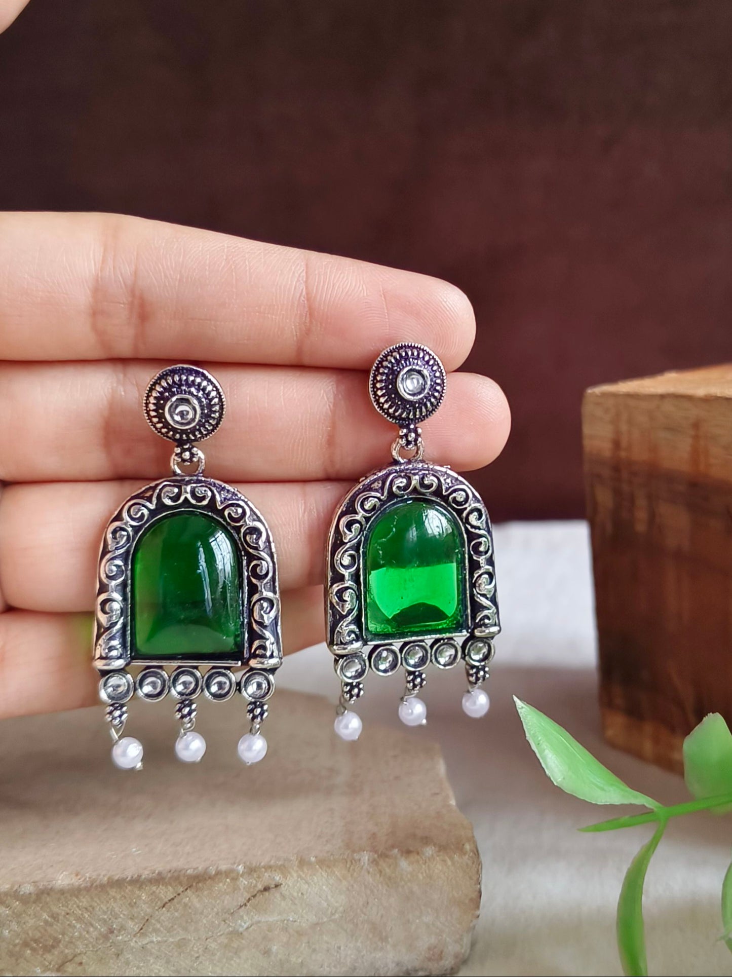 Oxidised Earrings