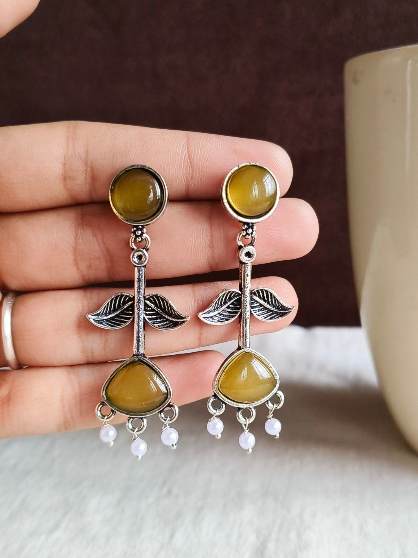 Oxidised Earrings