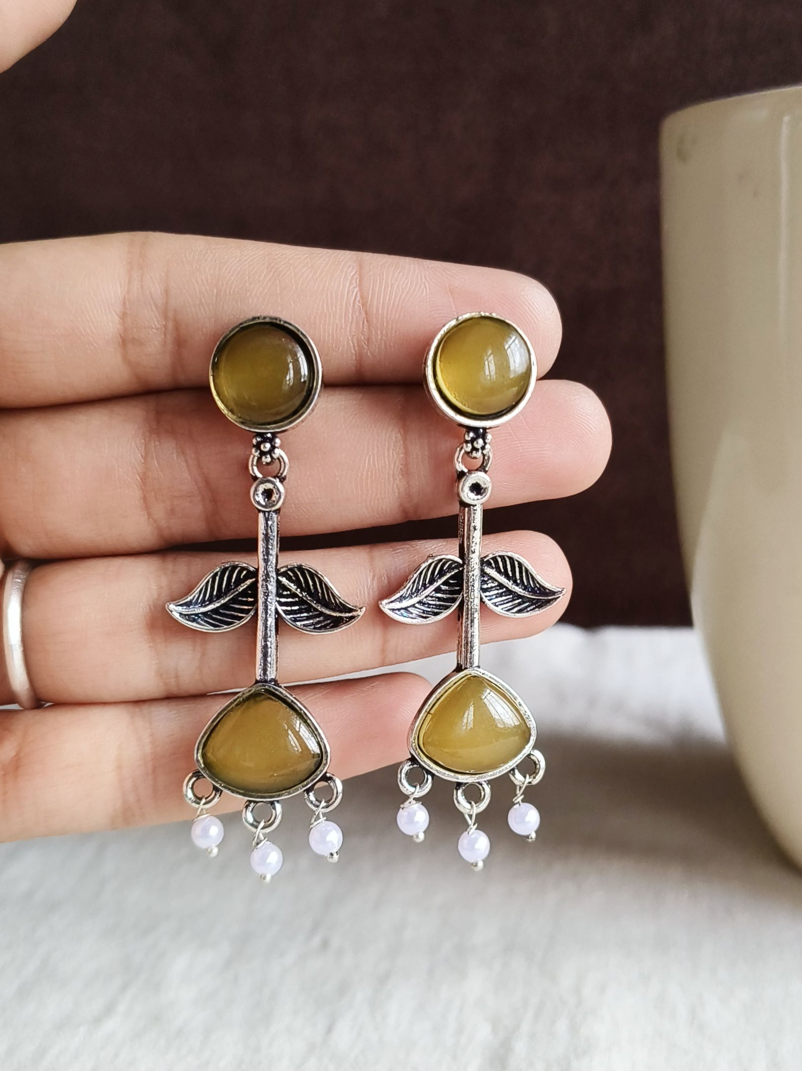 Oxidised Earrings