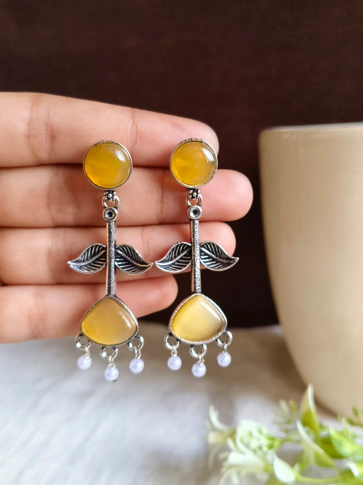 Oxidised Earrings