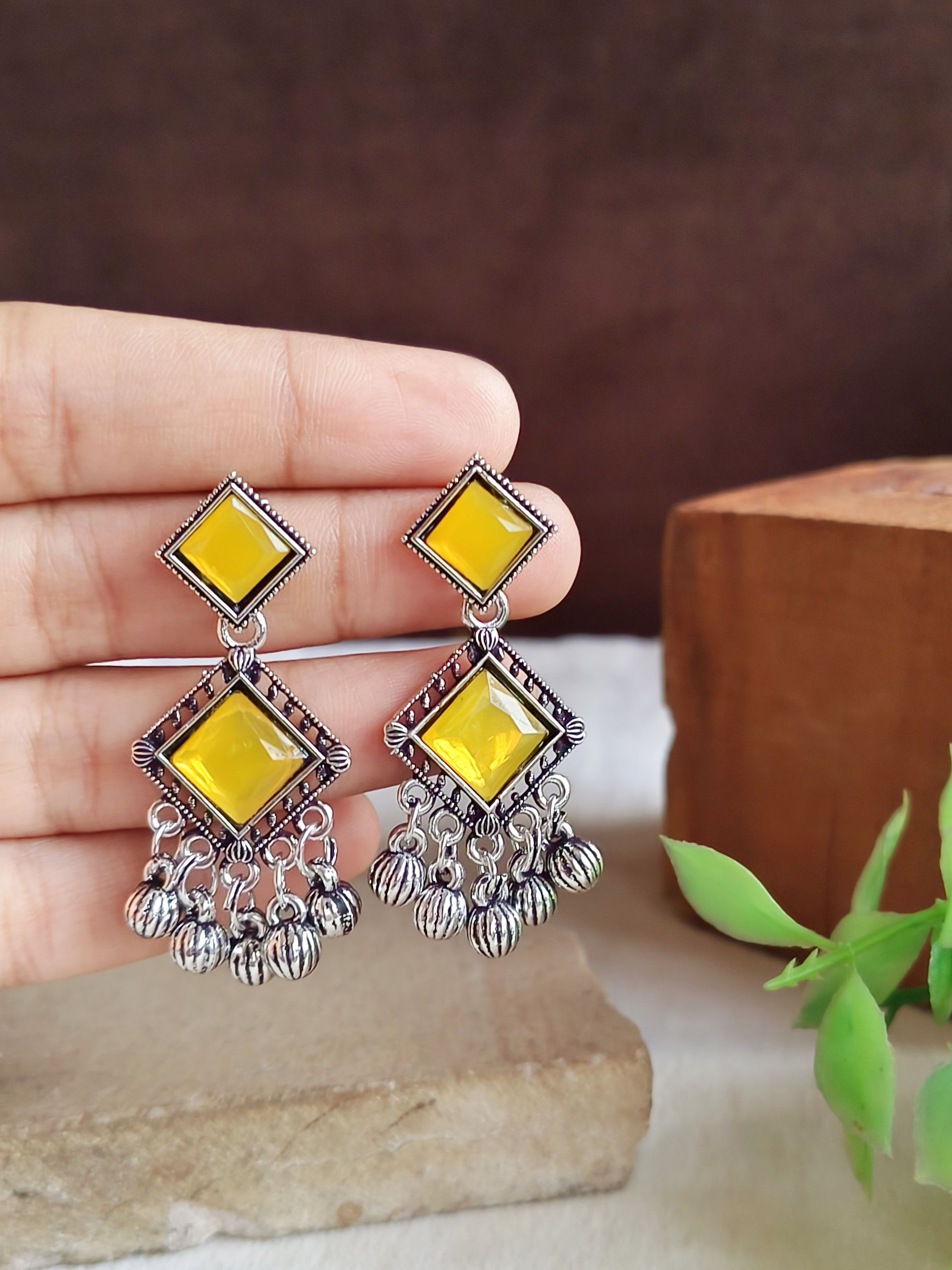 Oxidised Earrings