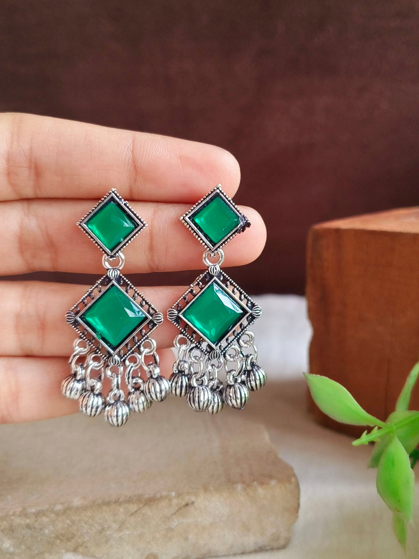 Oxidised Earrings