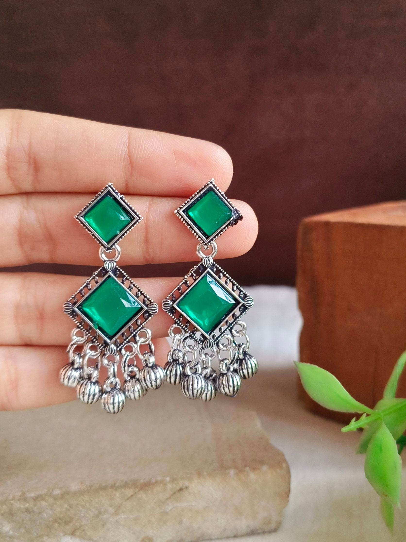 Oxidised Earrings