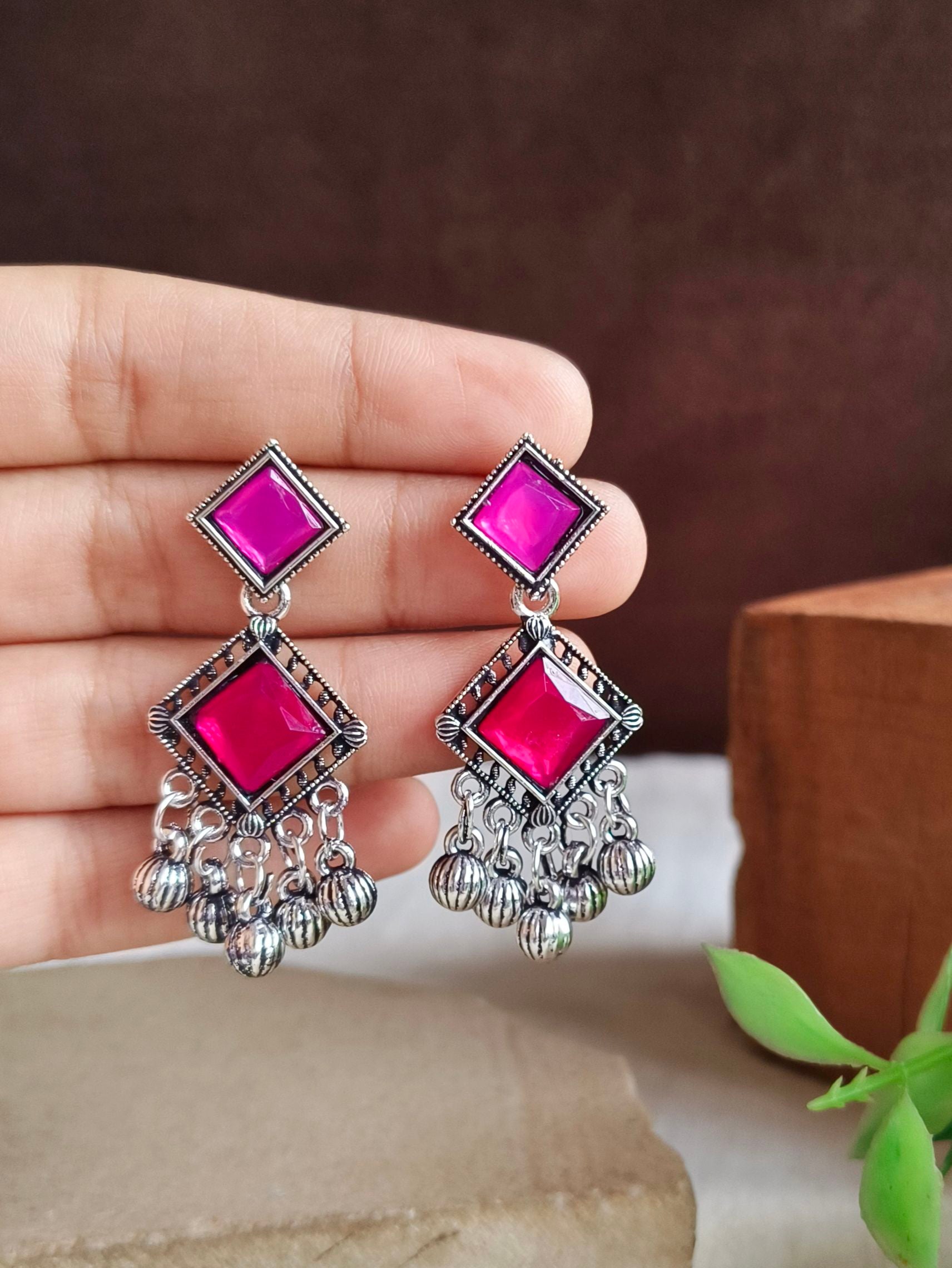 Oxidised Earrings