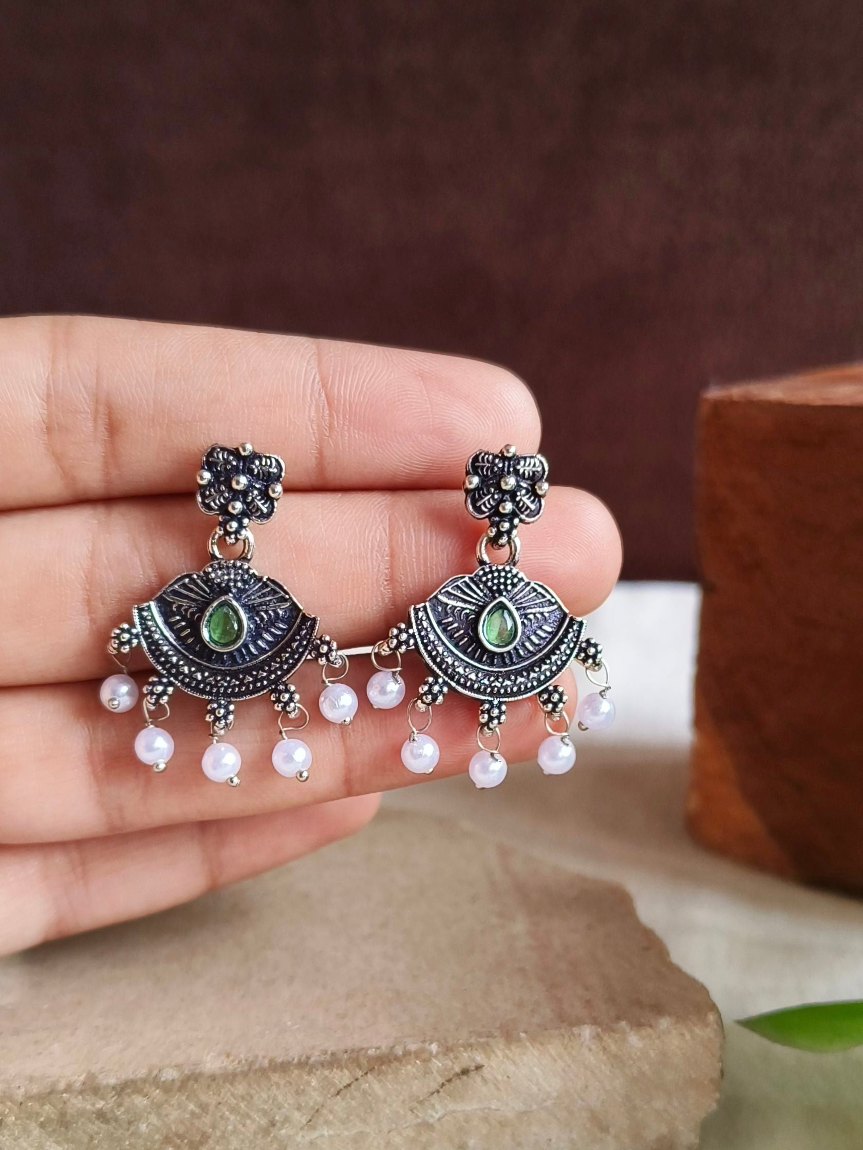 Oxidised Earrings
