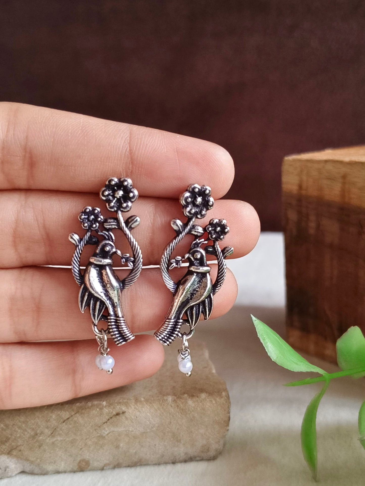 Oxidised Earrings
