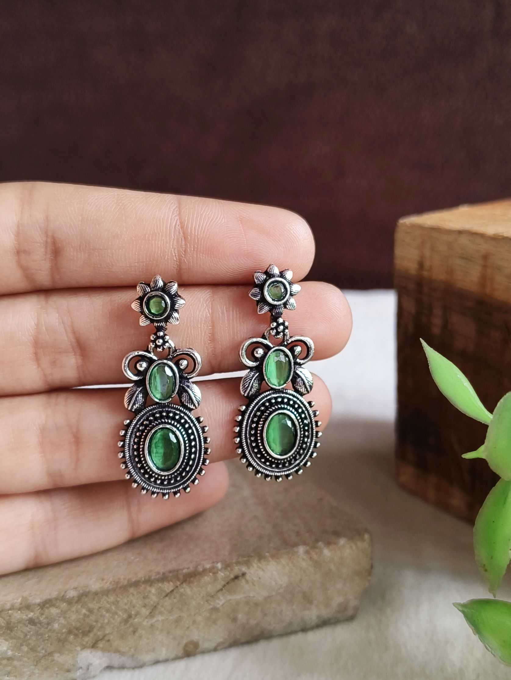 Oxidised Earrings