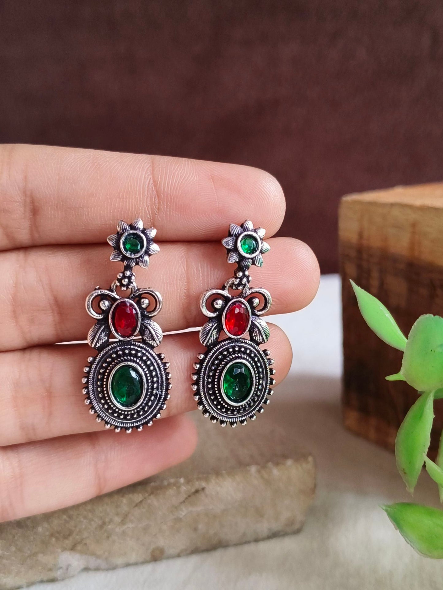 Oxidised Earrings