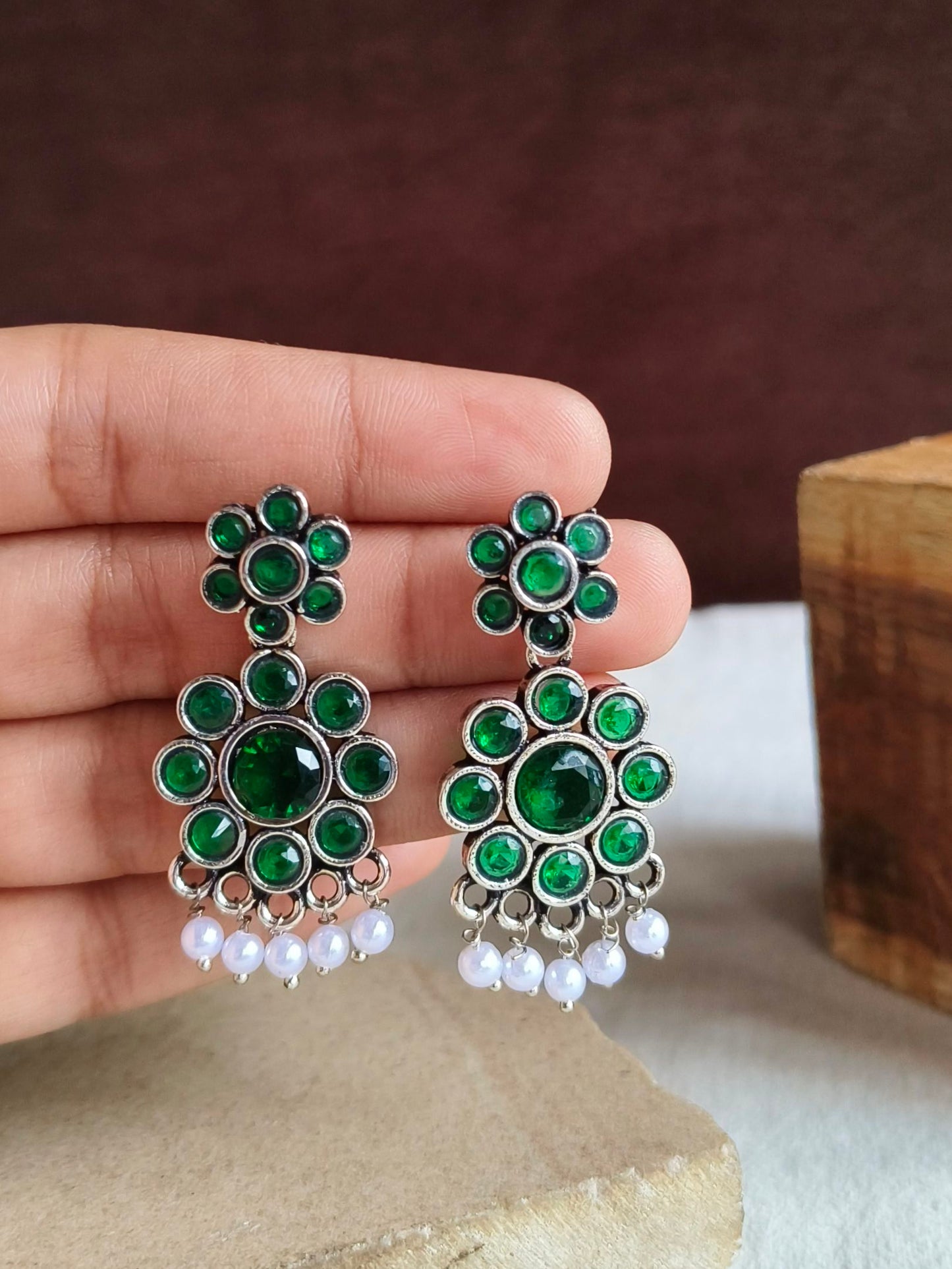 Oxidised Earrings