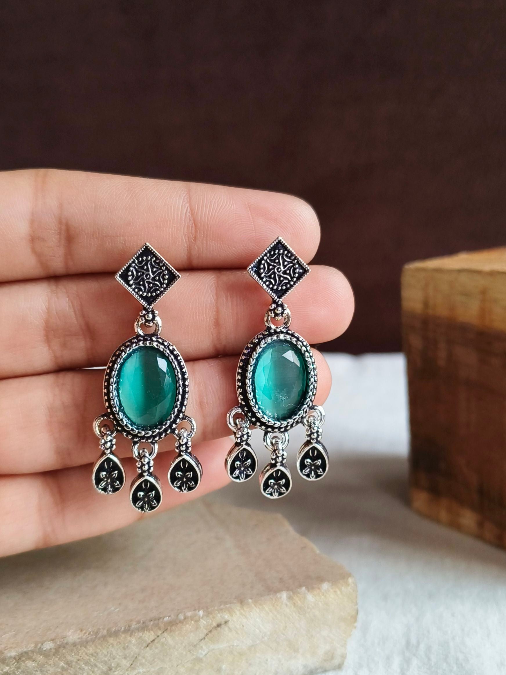 Oxidised Earrings