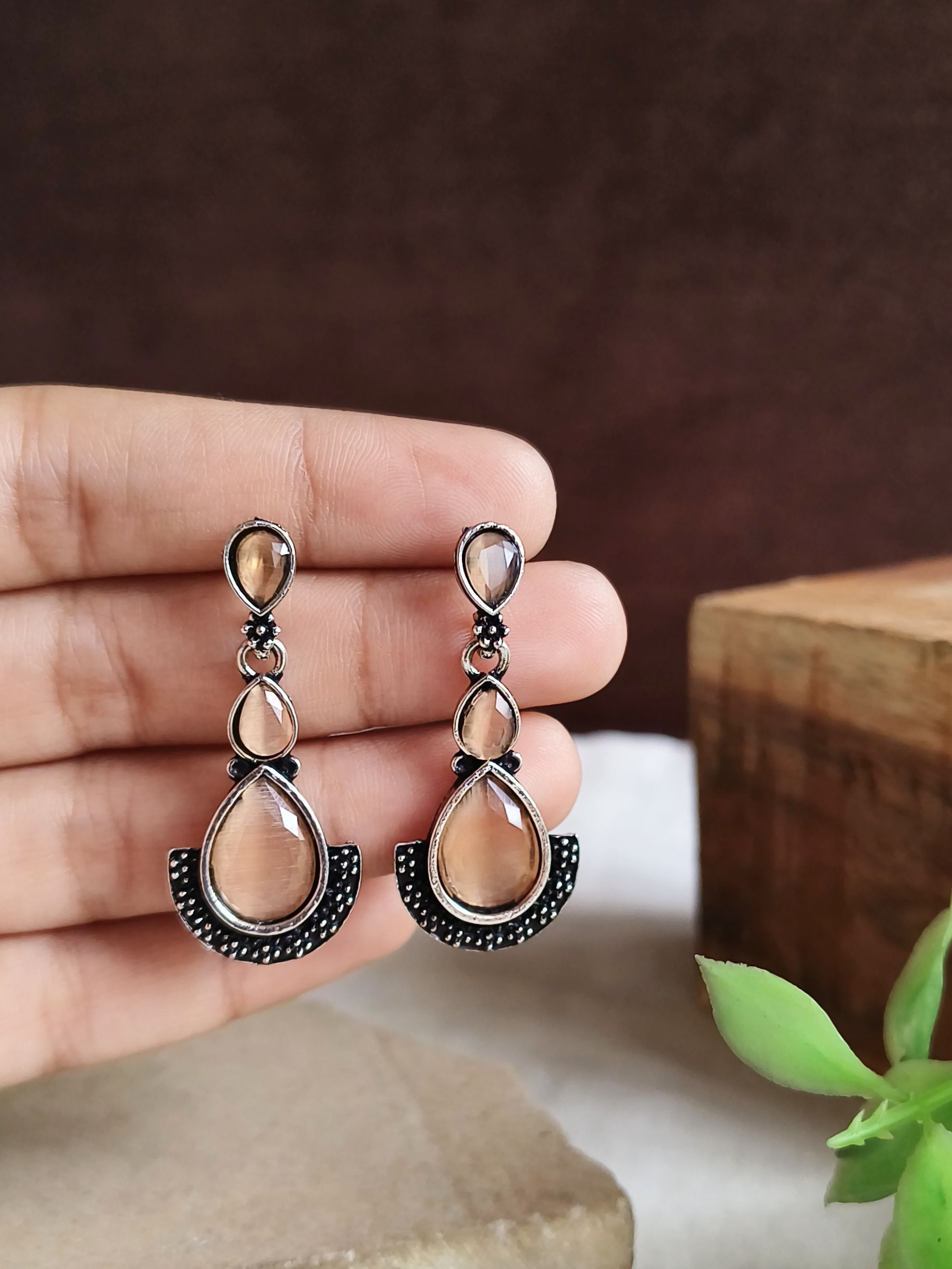 Oxidised Earrings