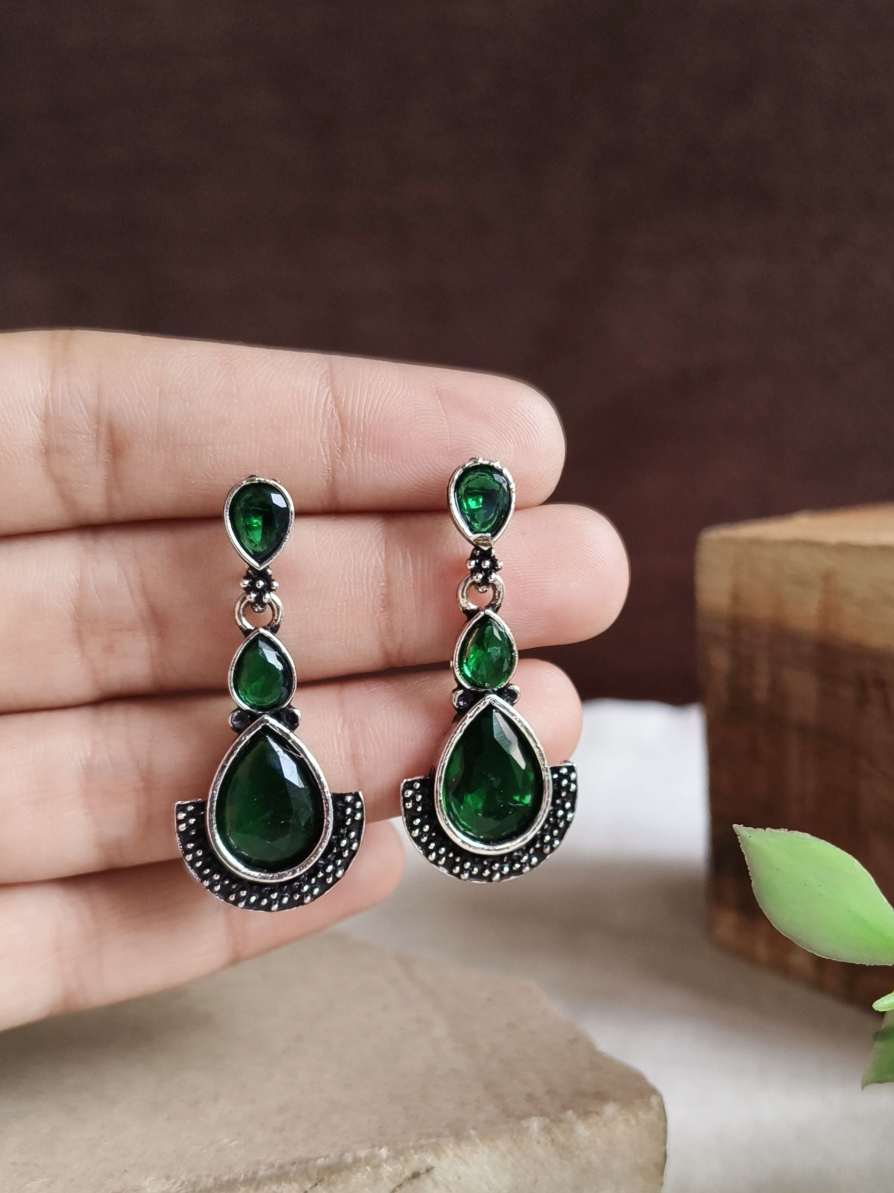 Oxidised Earrings