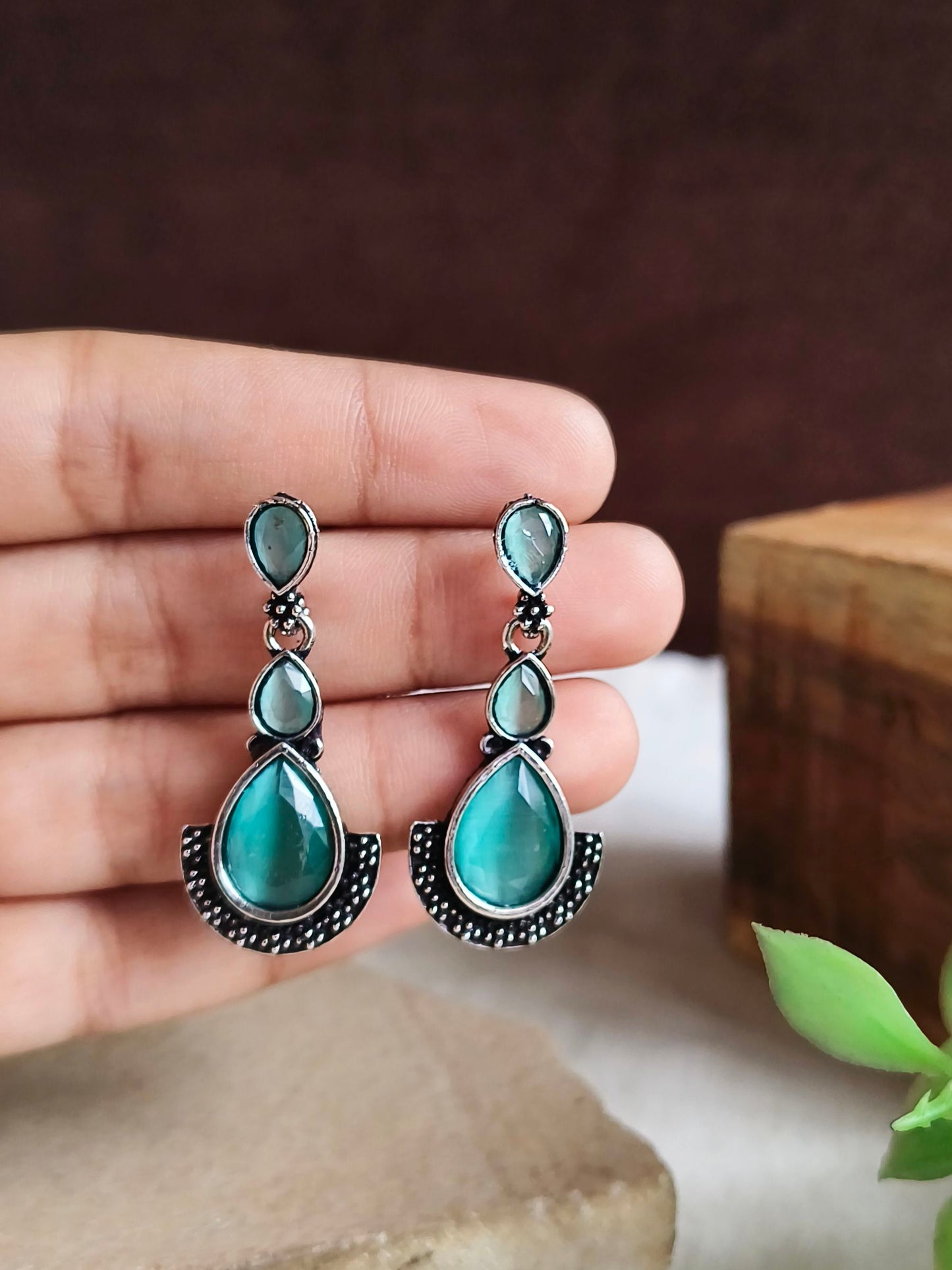 Oxidised Earrings