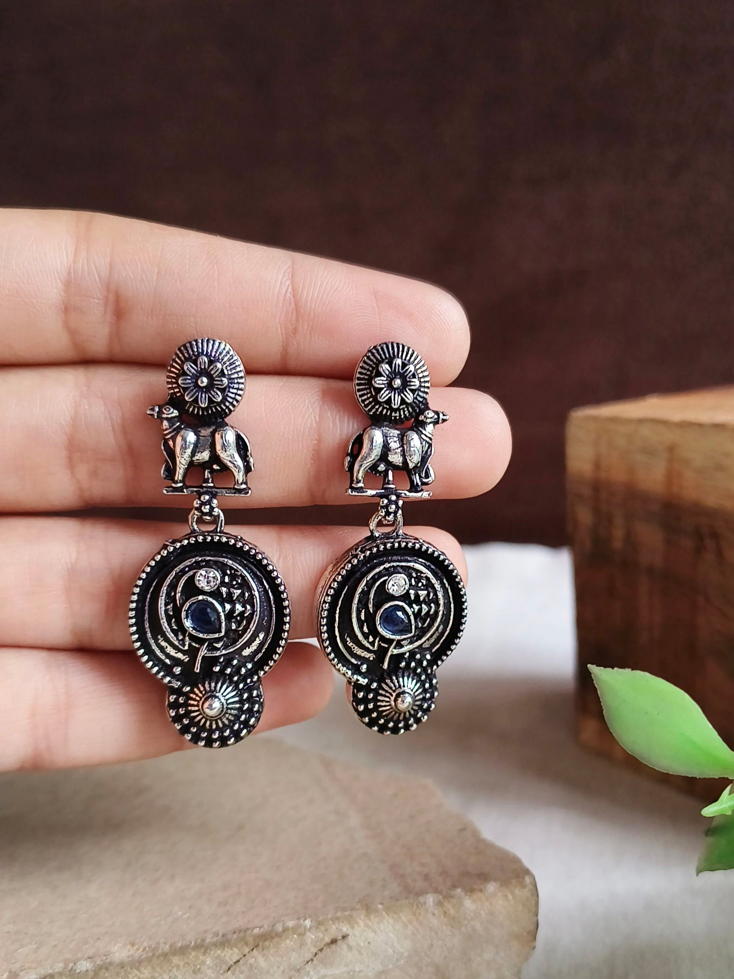 Oxidised Earrings