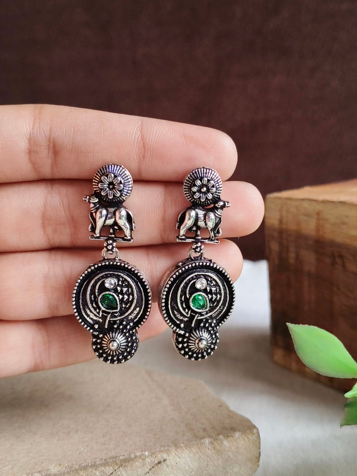 Oxidised Earrings