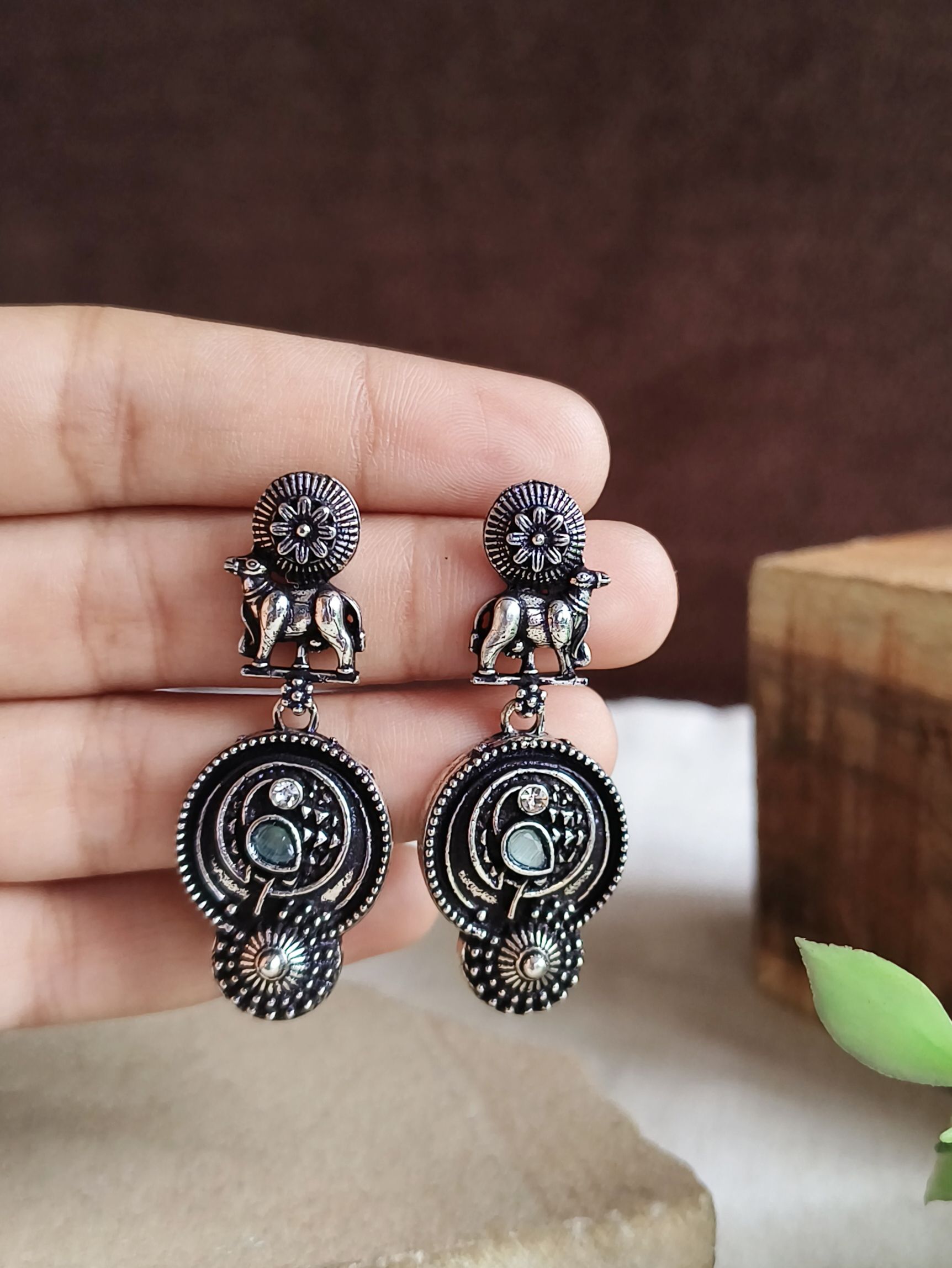 Oxidised Earrings