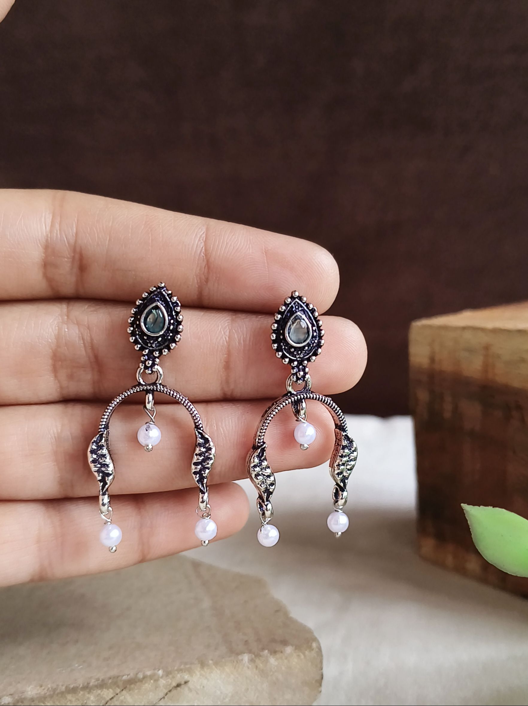 Oxidised Earrings
