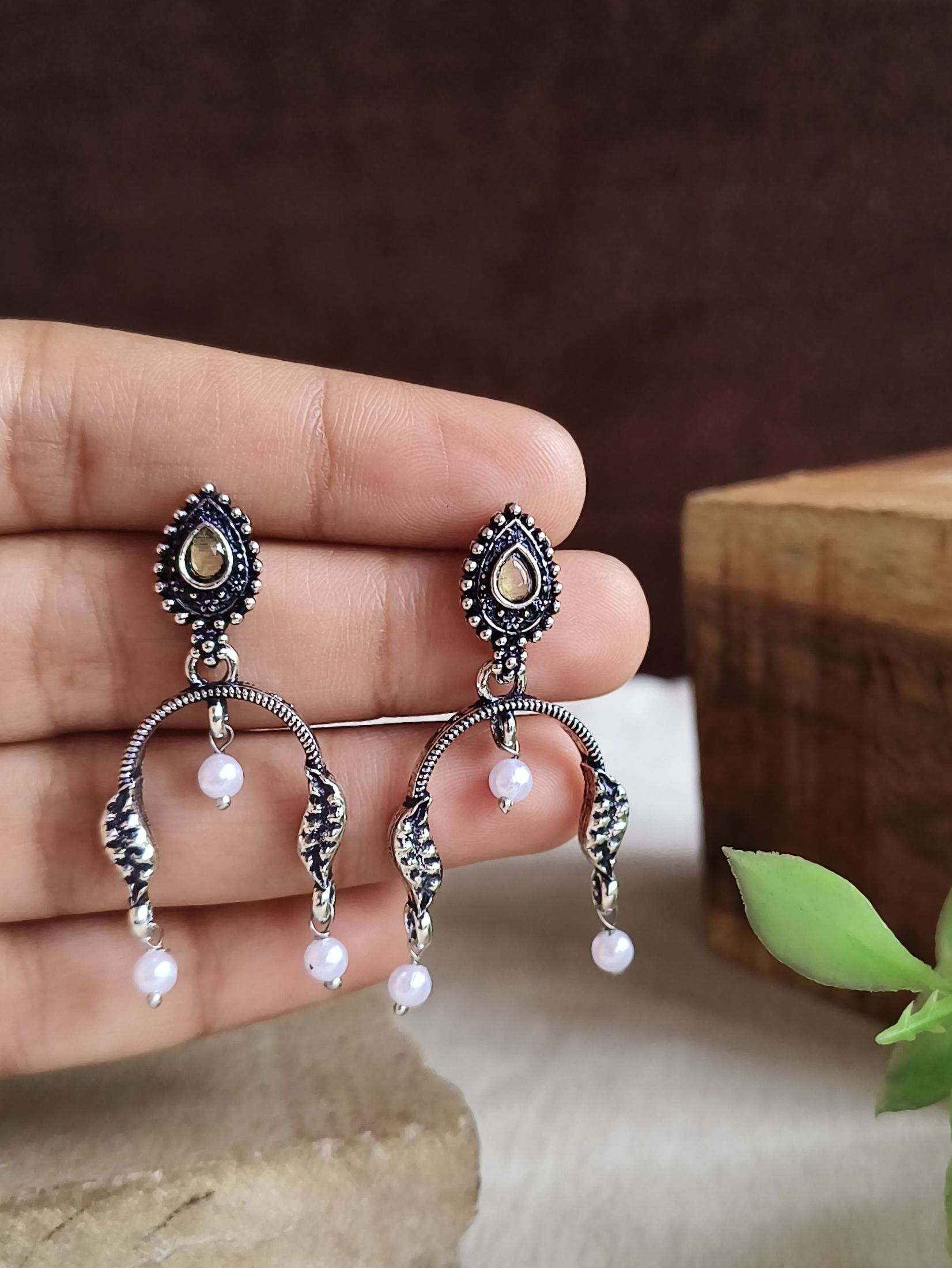 Oxidised Earrings