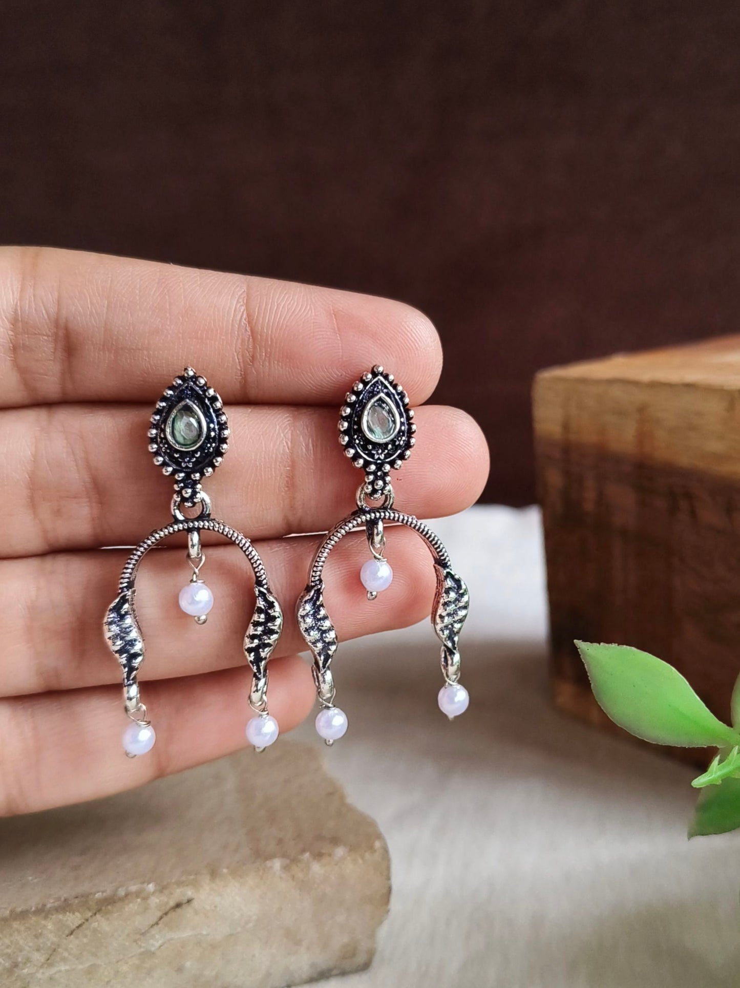 Oxidised Earrings