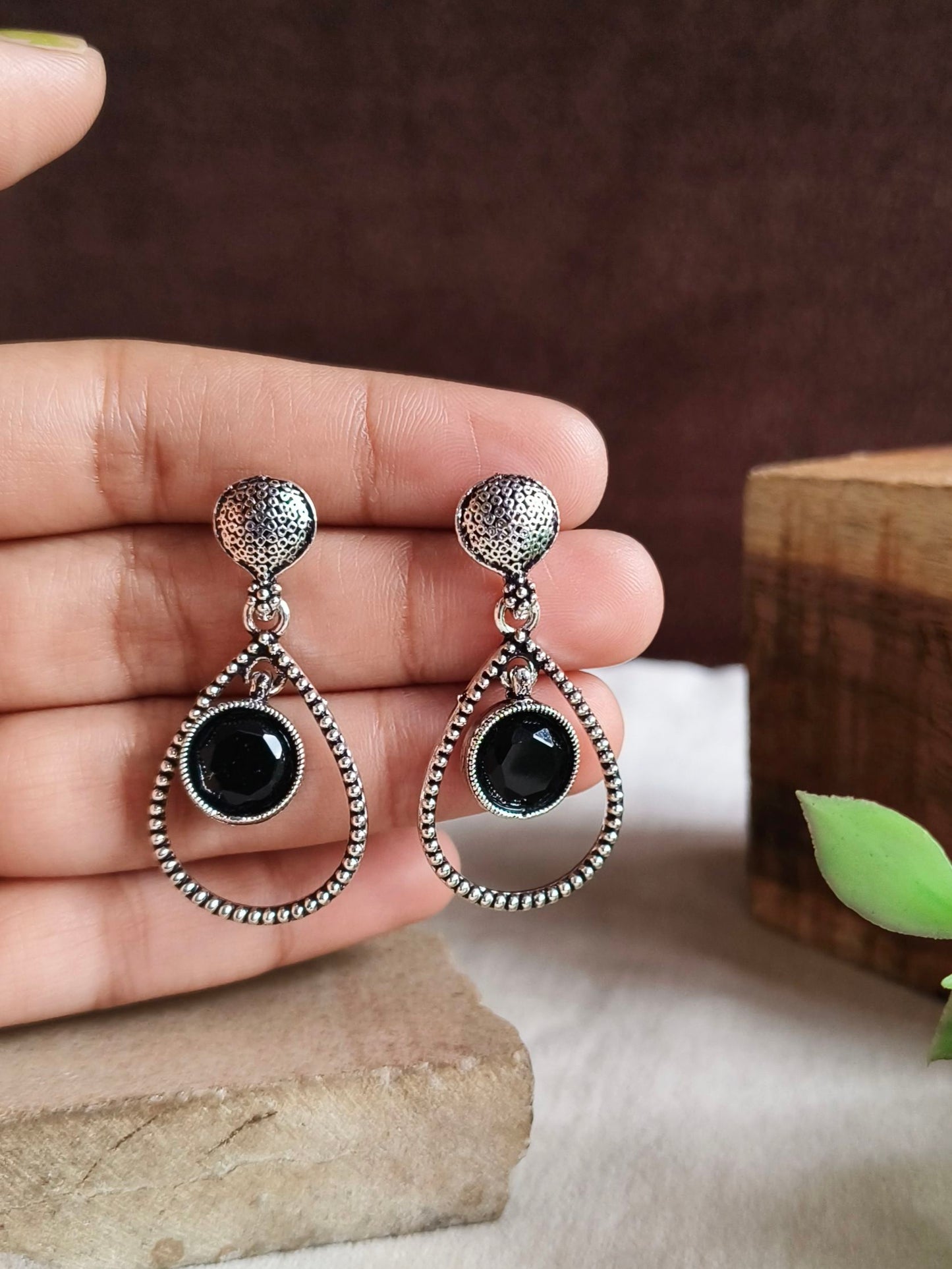 Oxidised Earrings