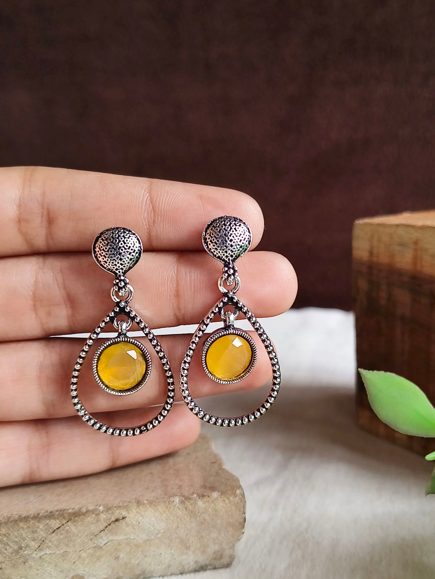 Oxidised Earrings