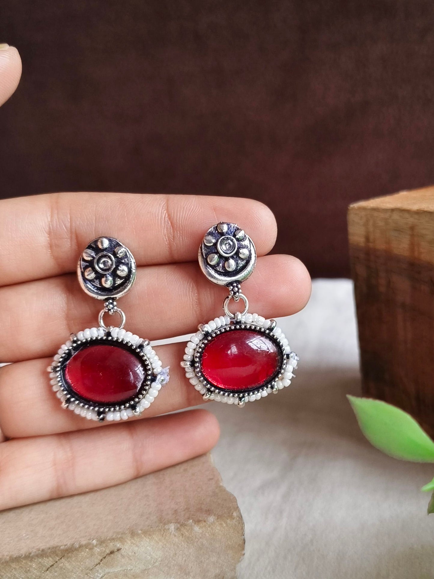 Oxidised Earrings