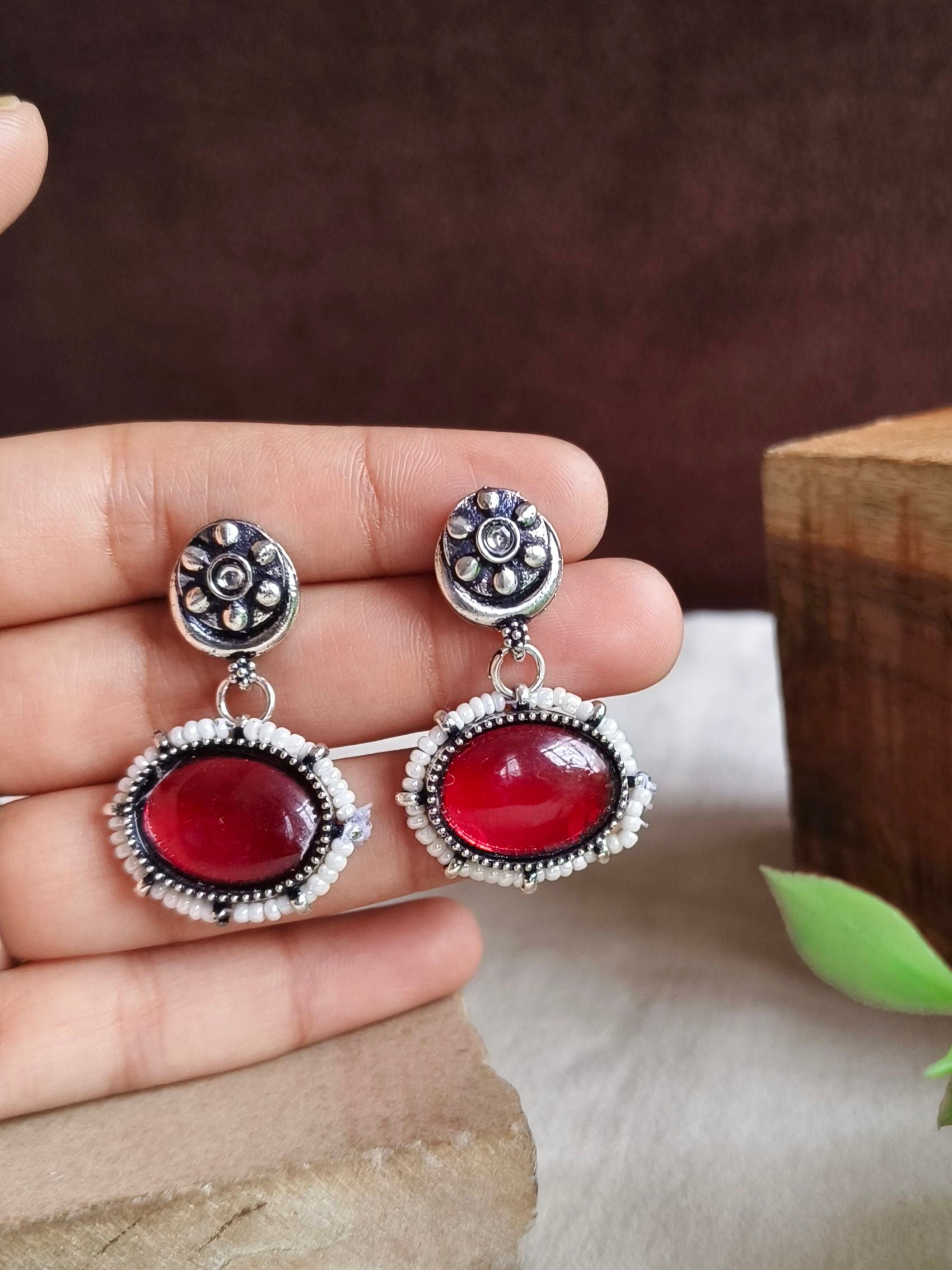 Oxidised Earrings