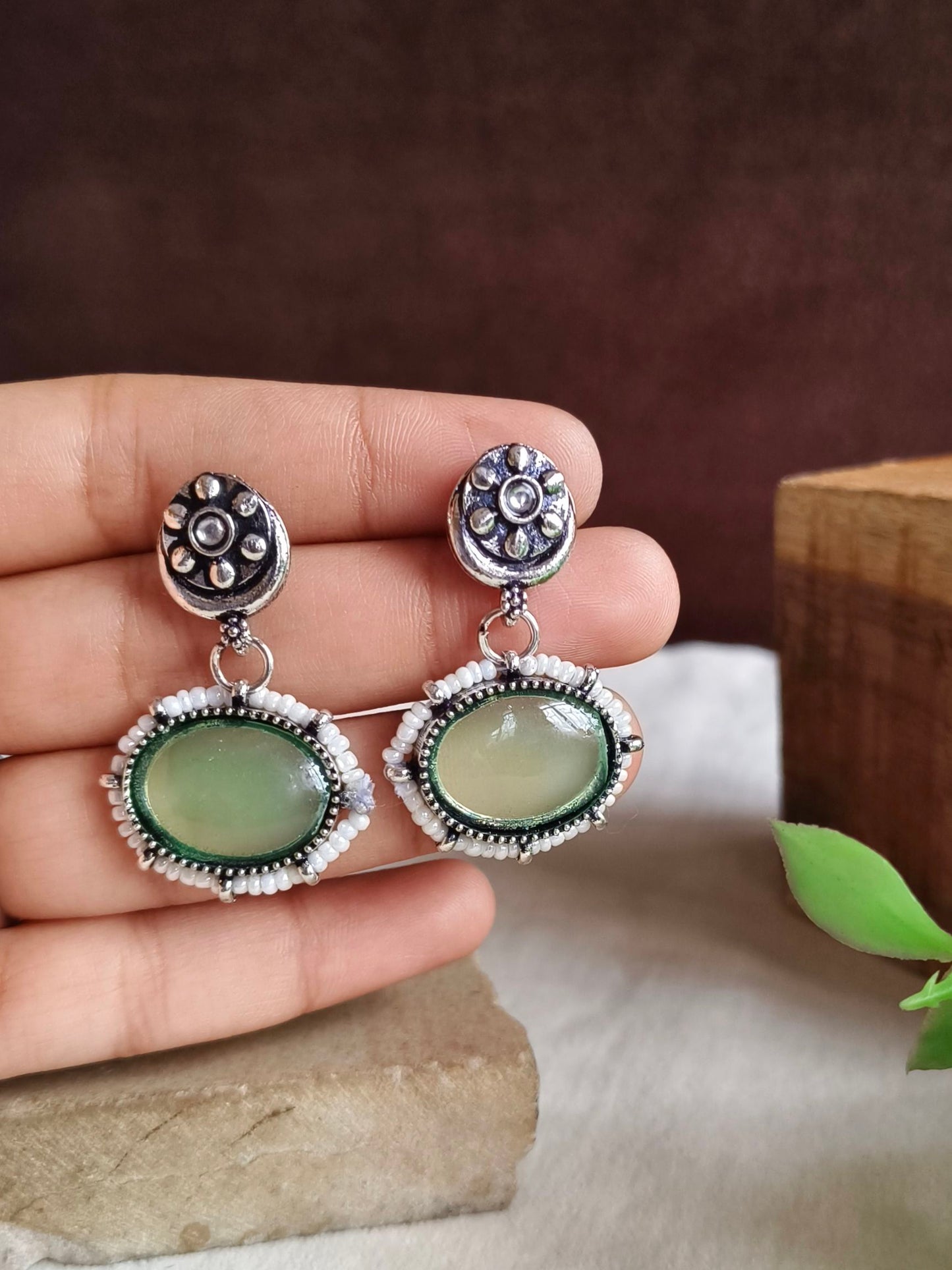 Oxidised Earrings