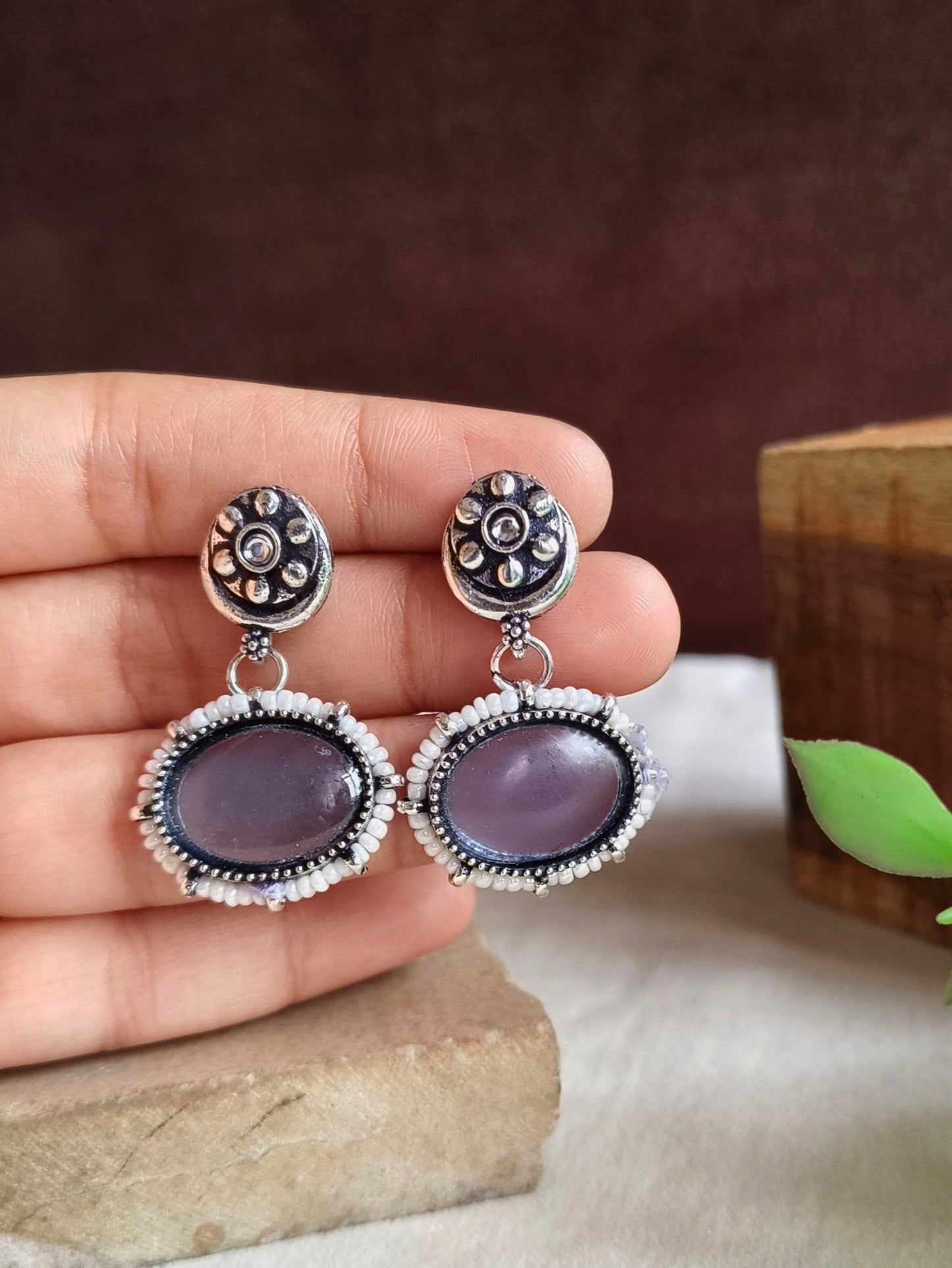 Oxidised Earrings