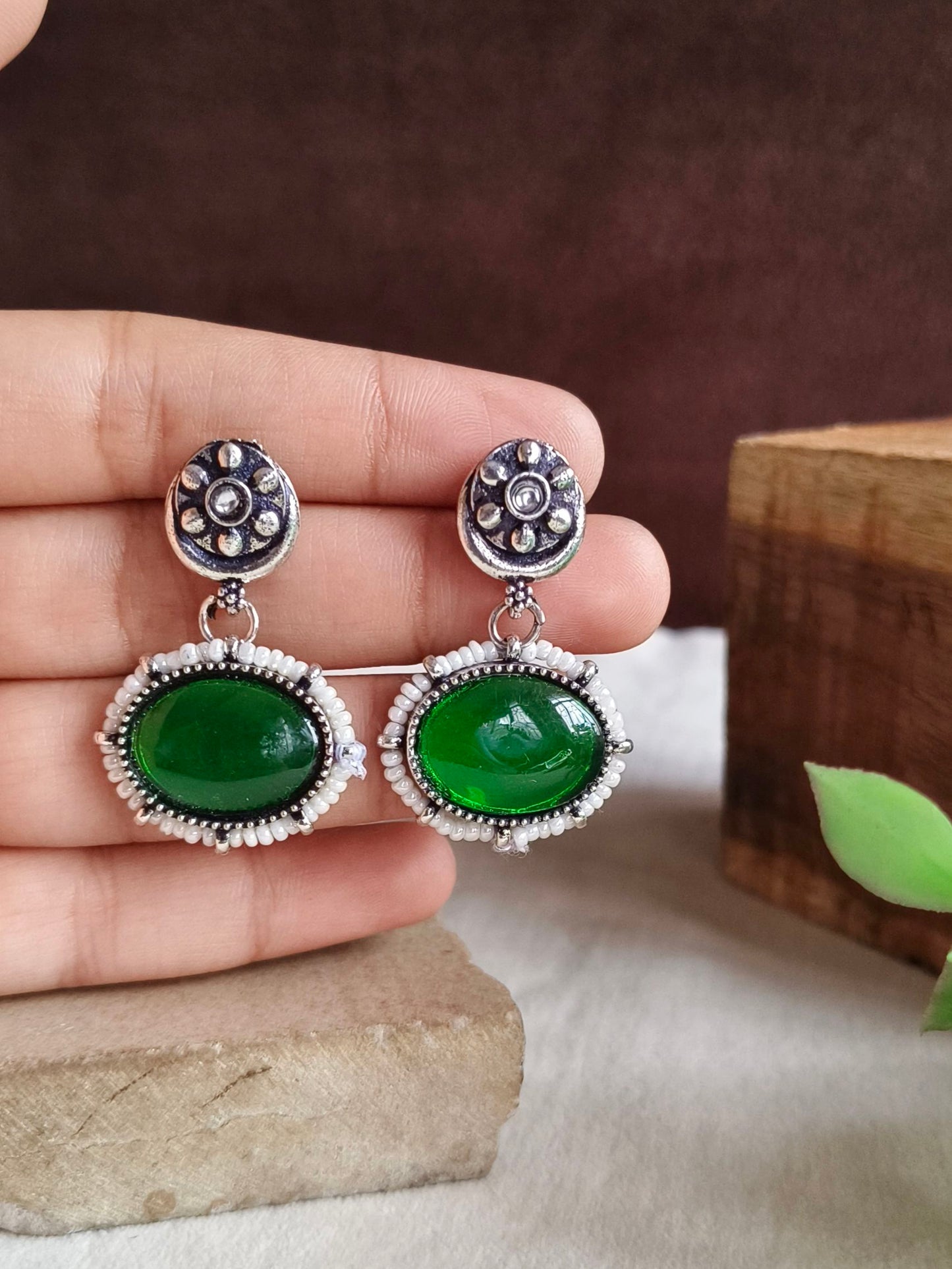 Oxidised Earrings