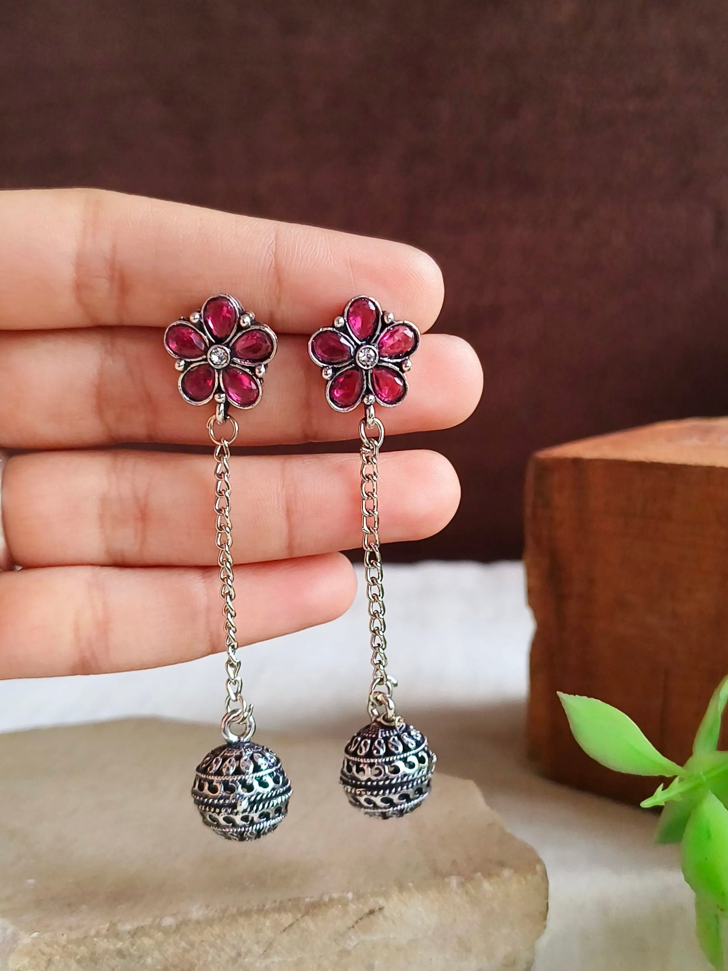 Oxidised Earrings