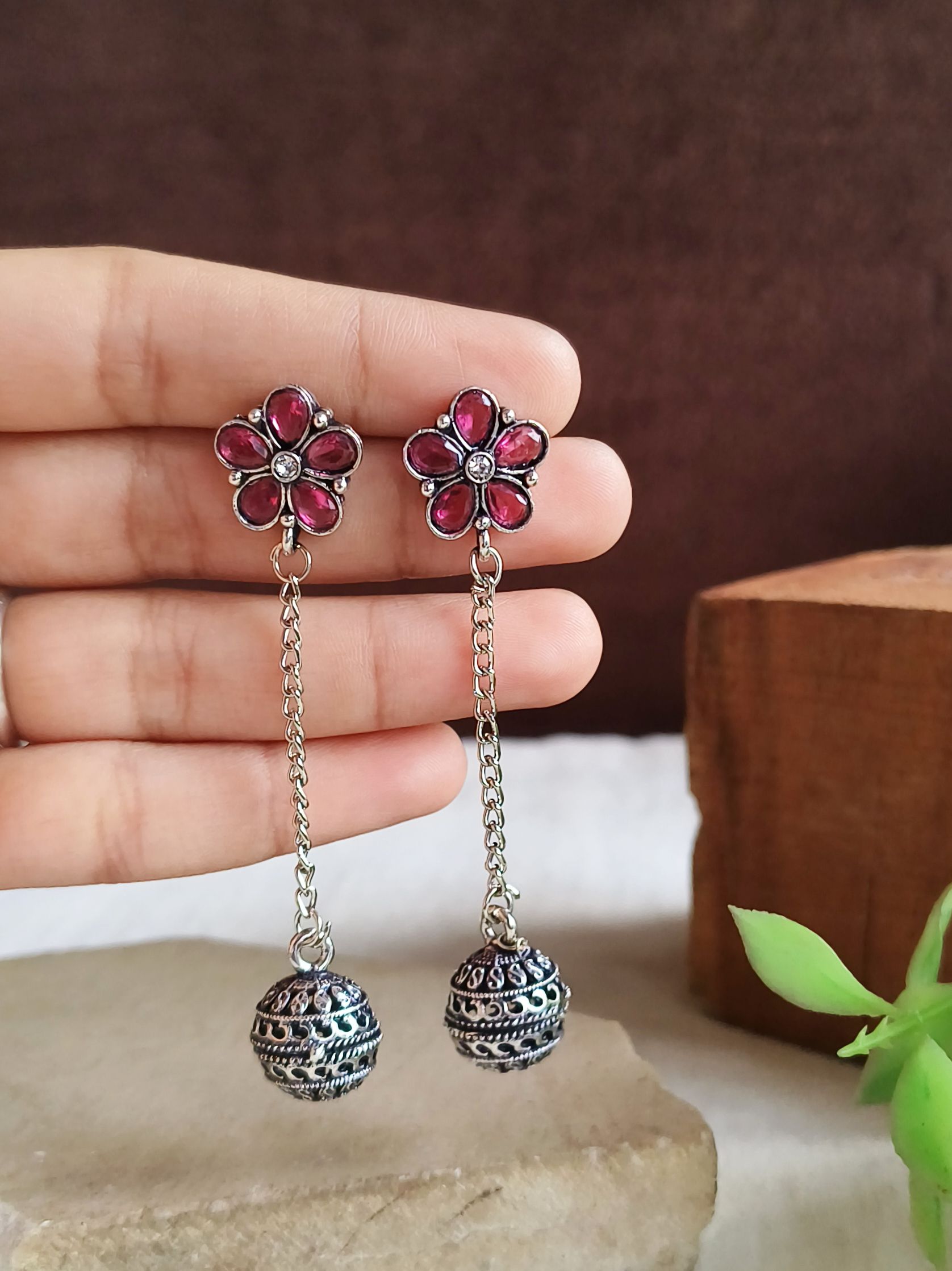 Oxidised Earrings