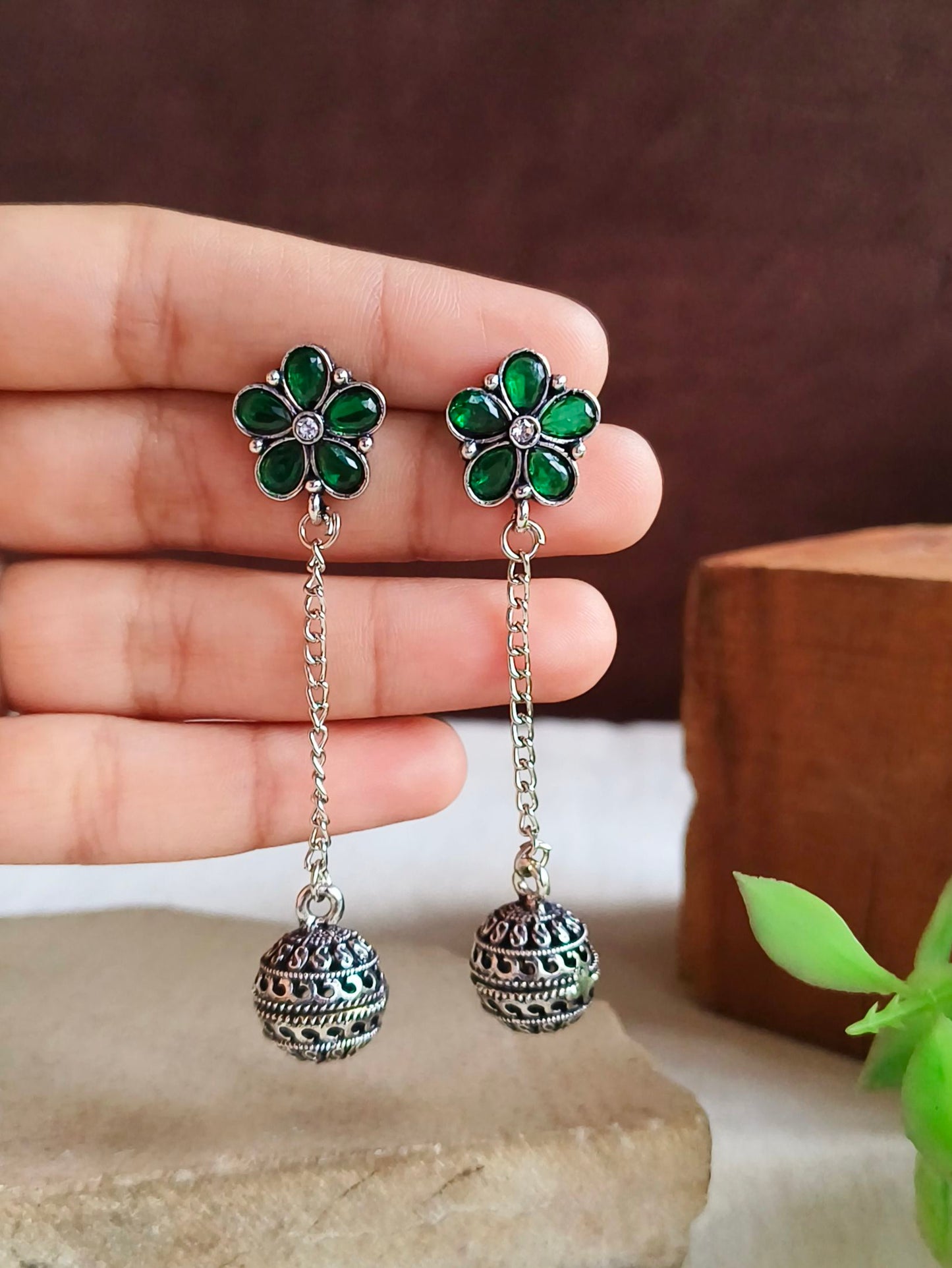 Oxidised Earrings