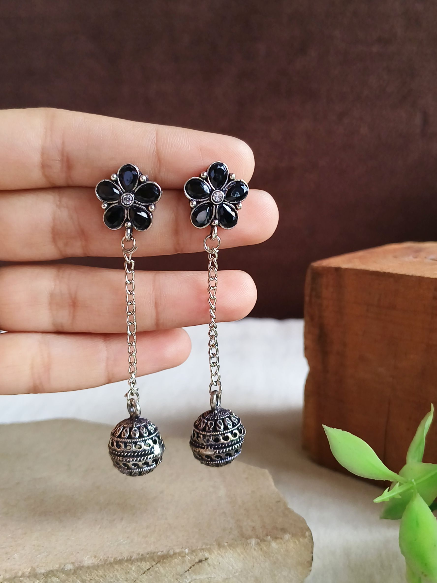 Oxidised Earrings
