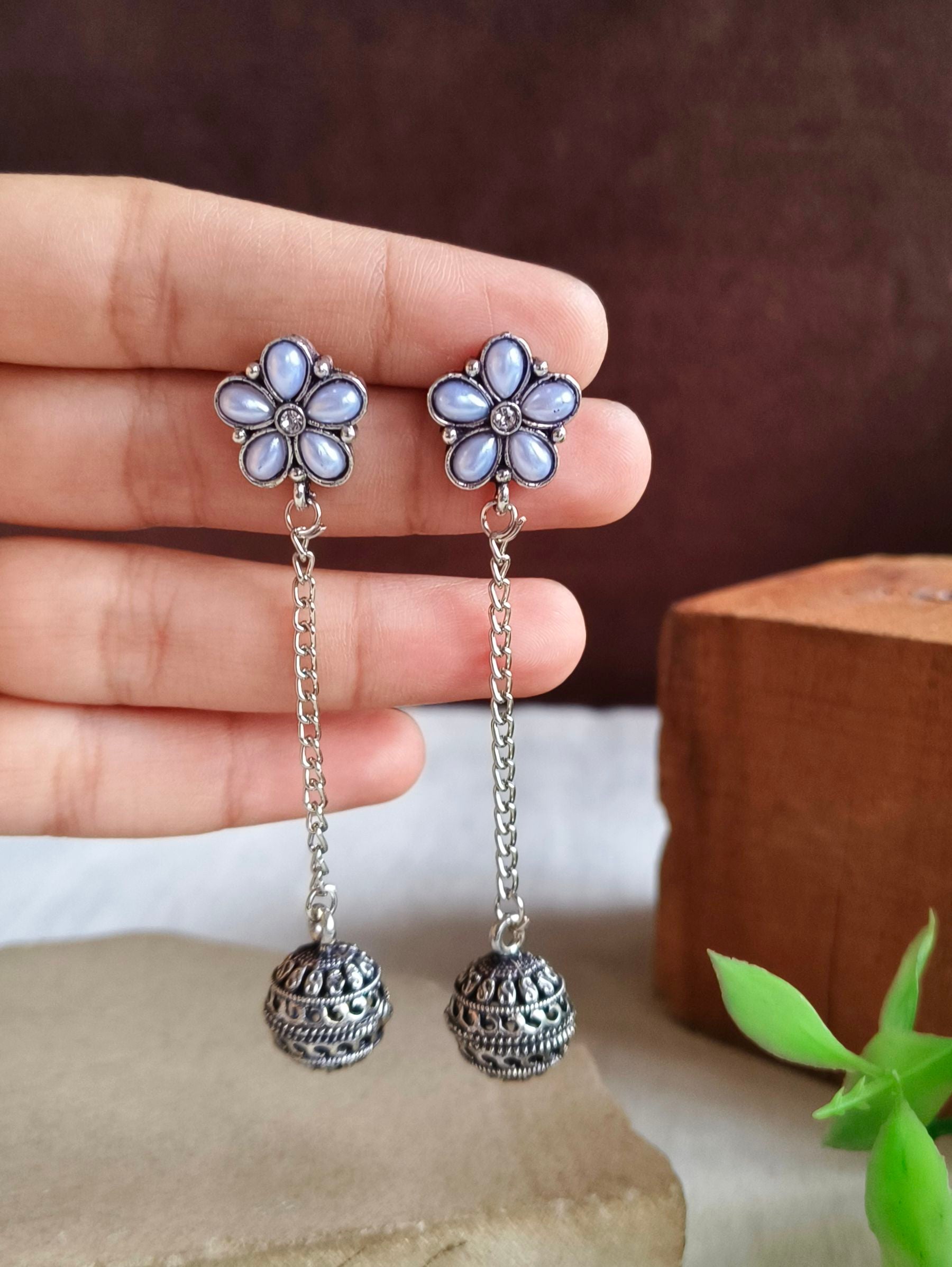 Oxidised Earrings