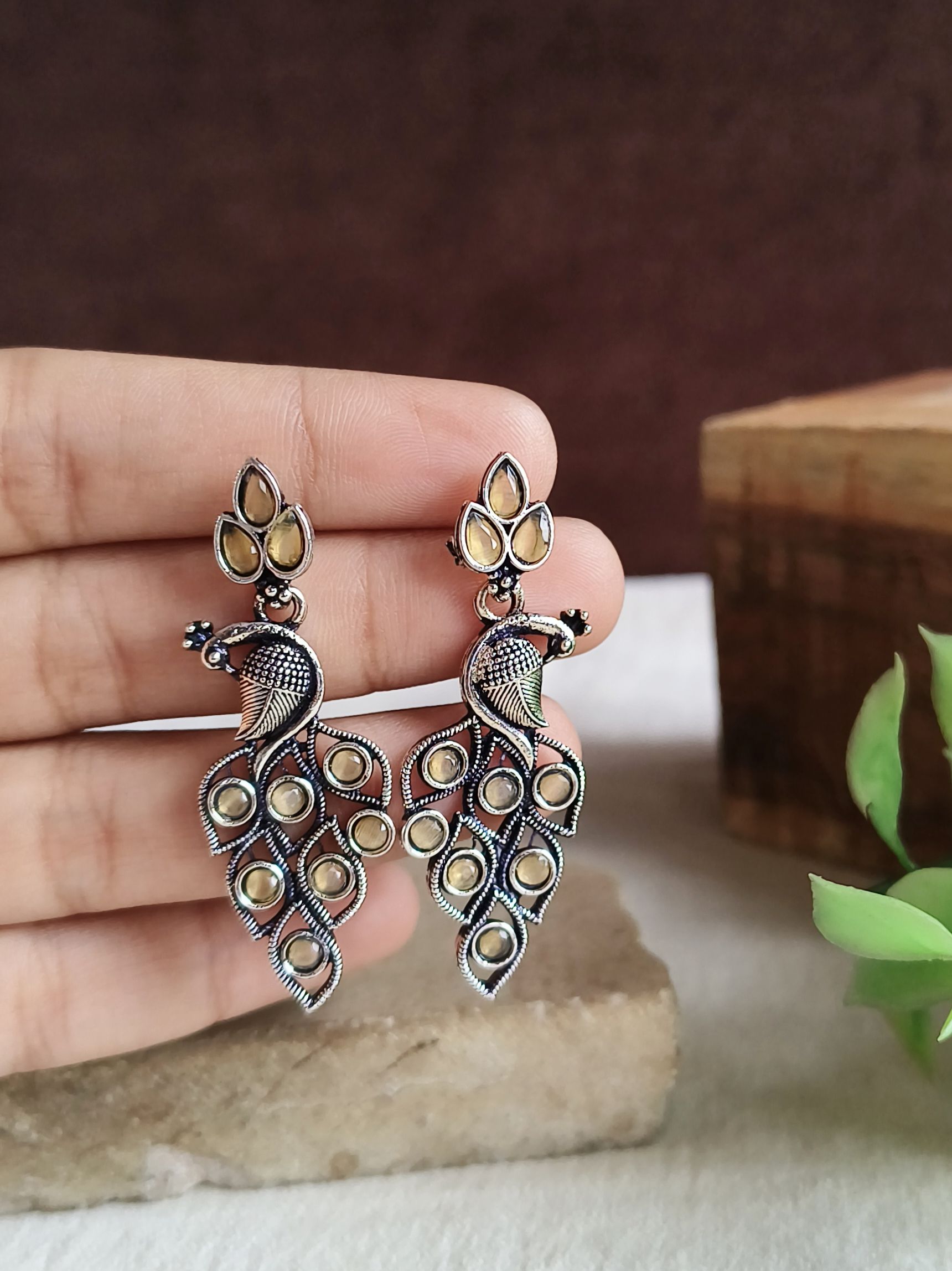 Oxidised Earrings