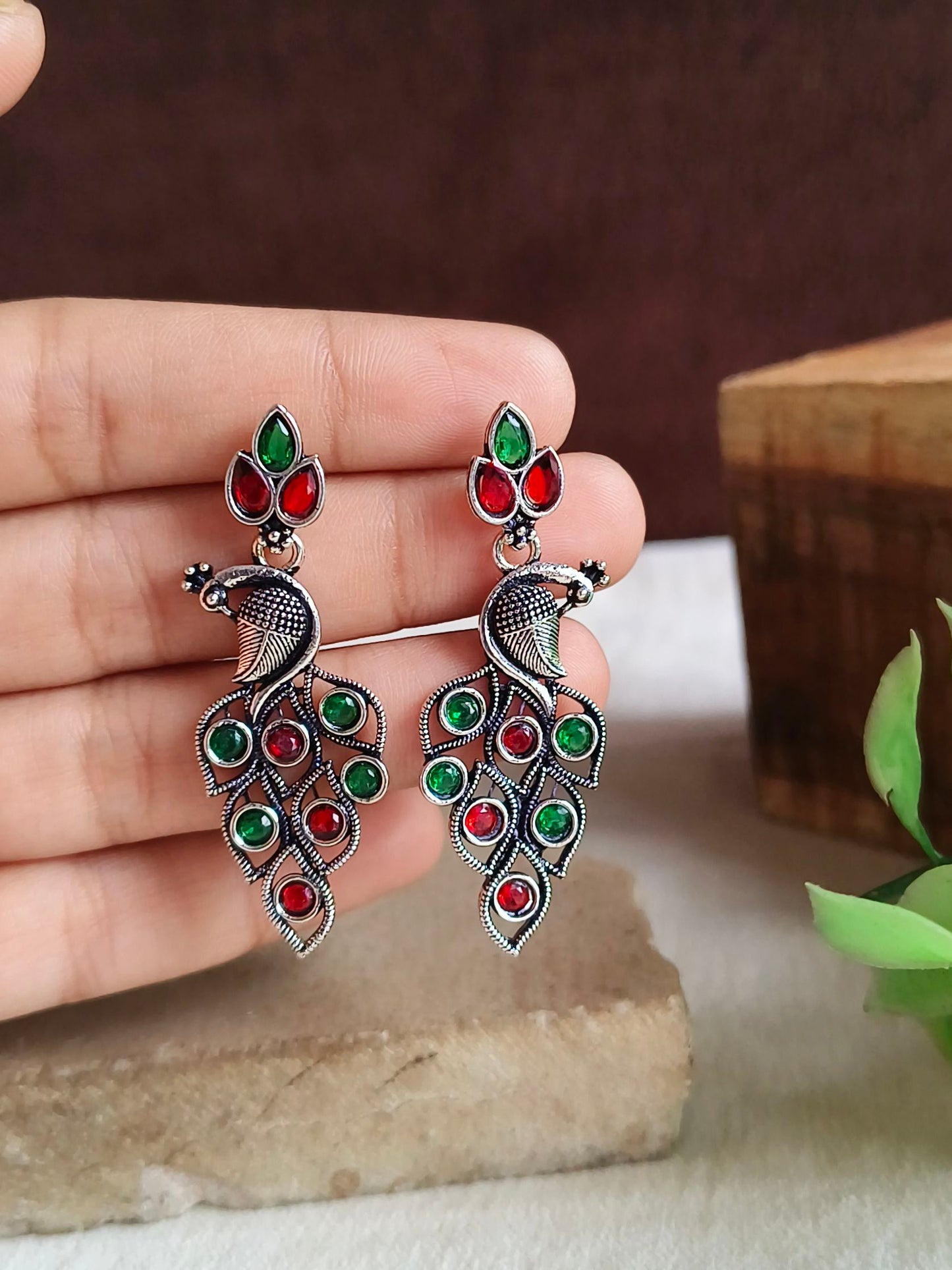 Oxidised Earrings