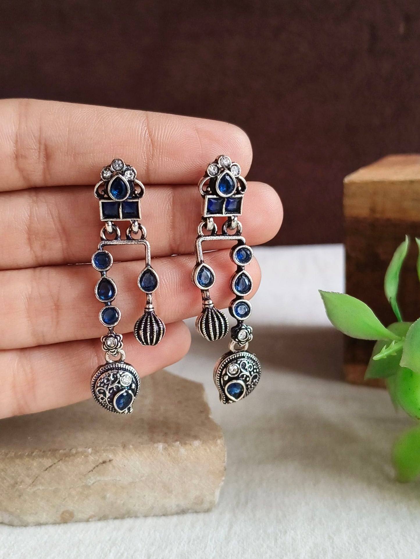 Oxidised Earrings