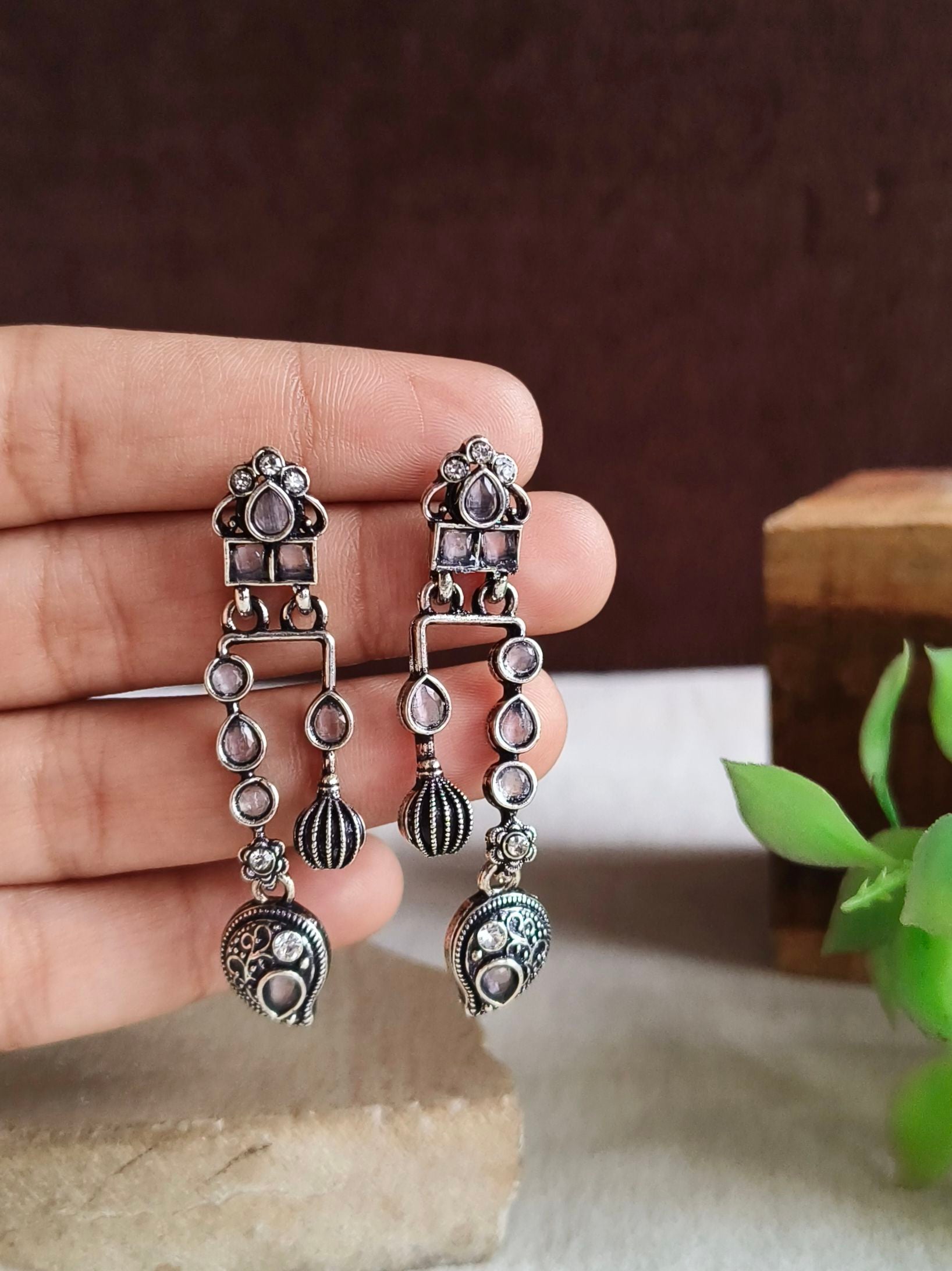 Oxidised Earrings
