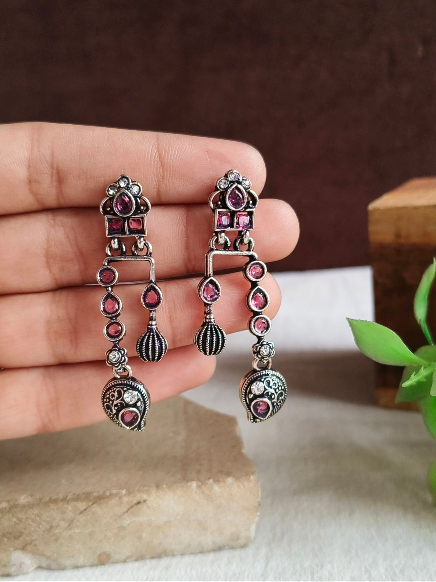 Oxidised Earrings