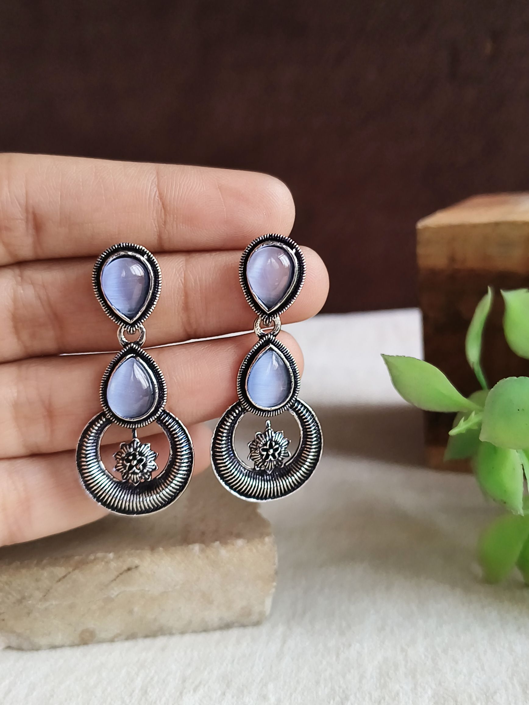 Oxidised Earrings