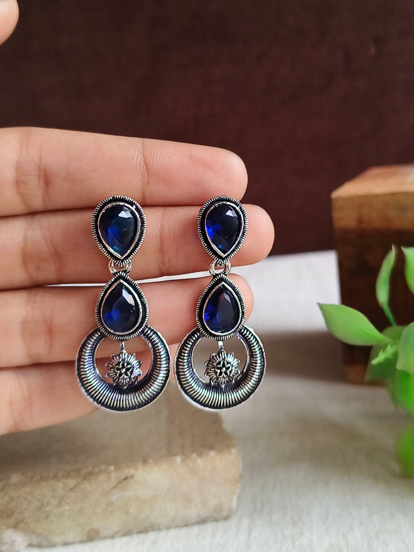 Oxidised Earrings