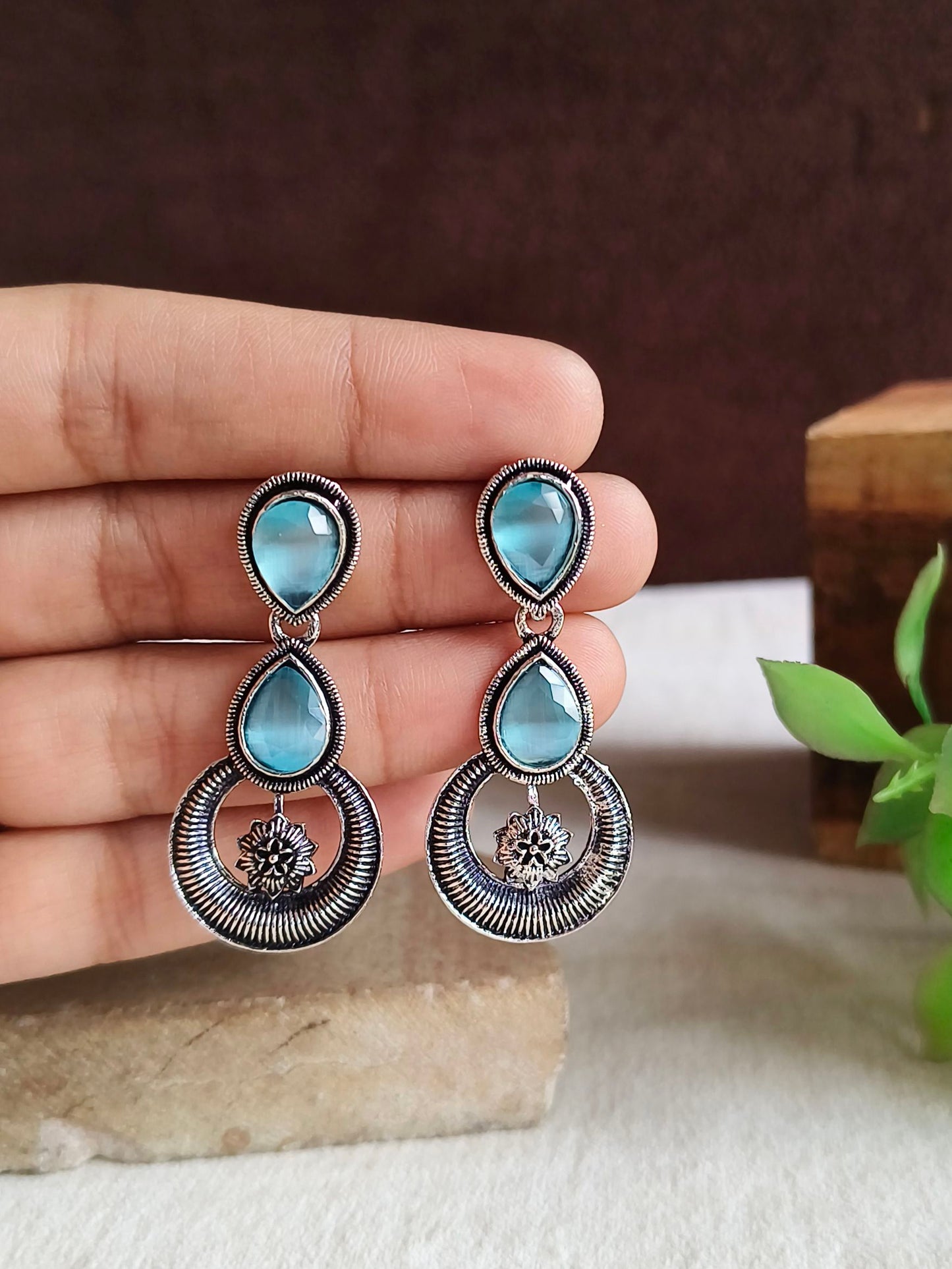Oxidised Earrings