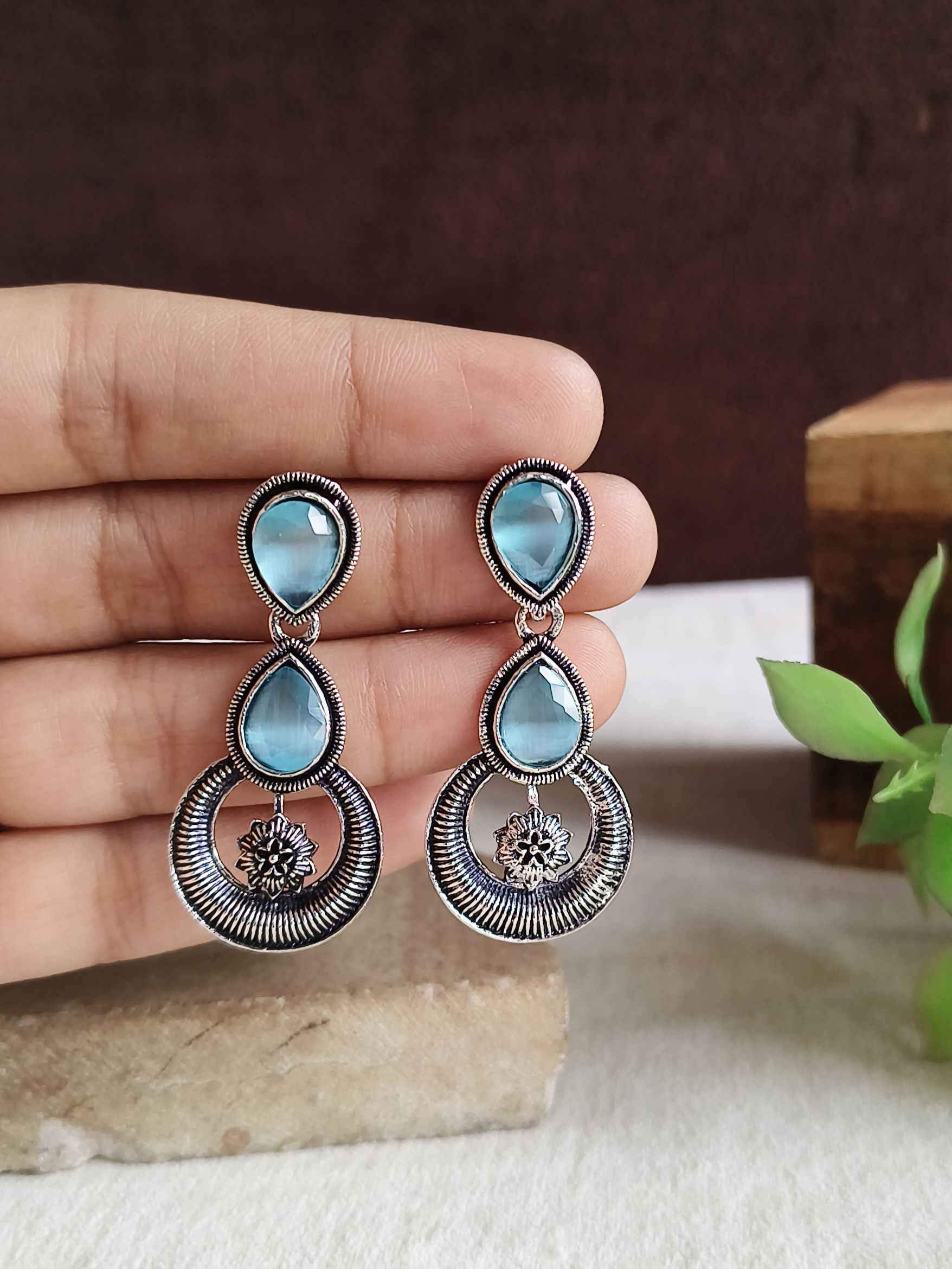 Oxidised Earrings