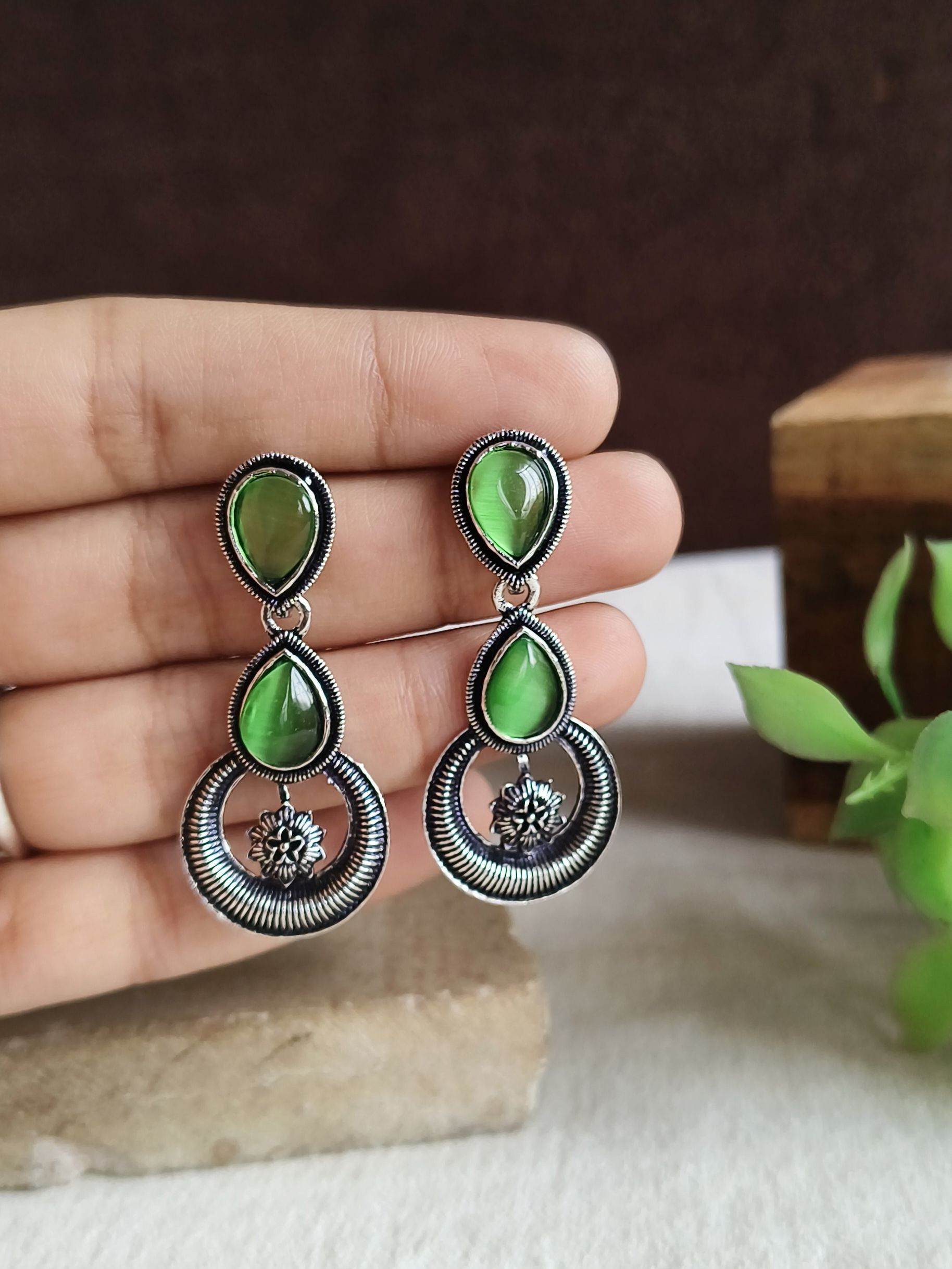 Oxidised Earrings