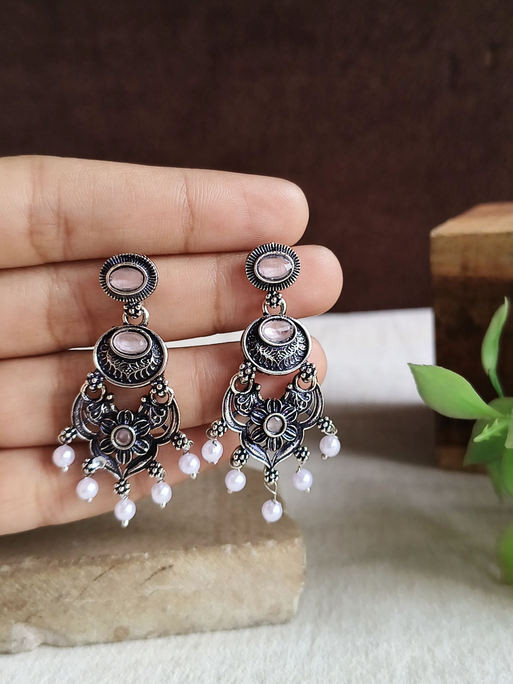Oxidised Earrings