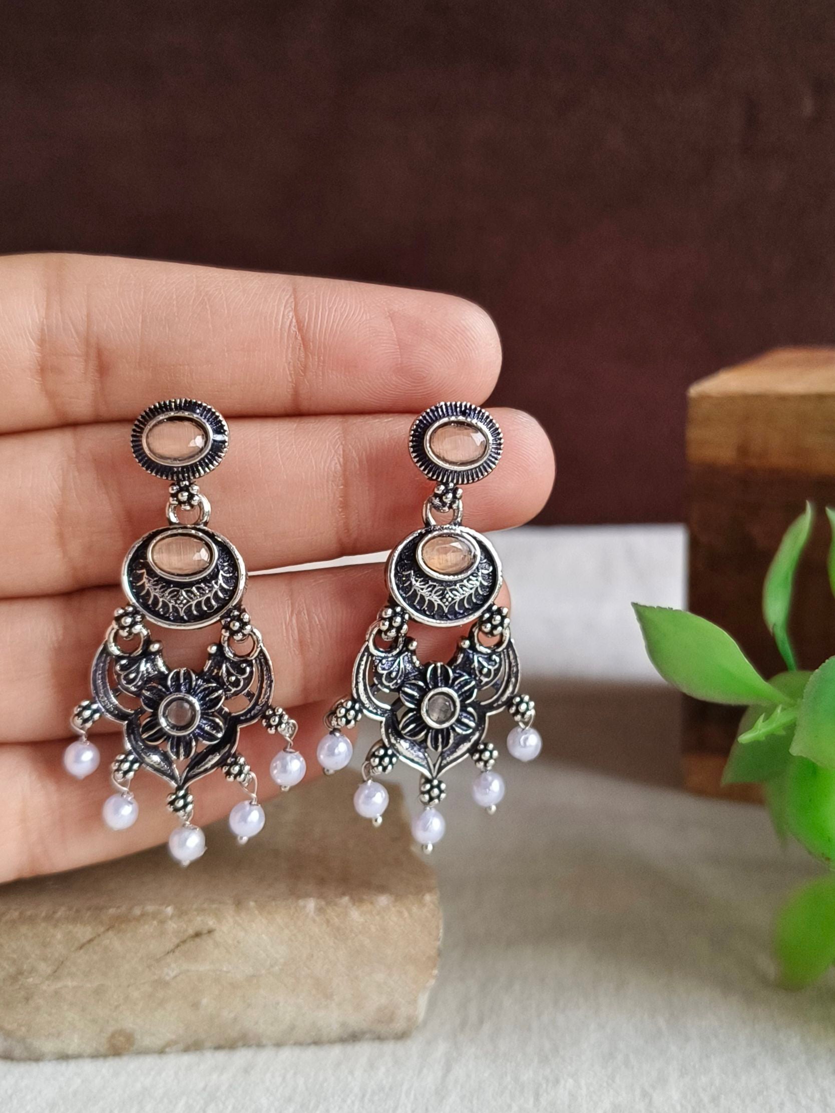Oxidised Earrings